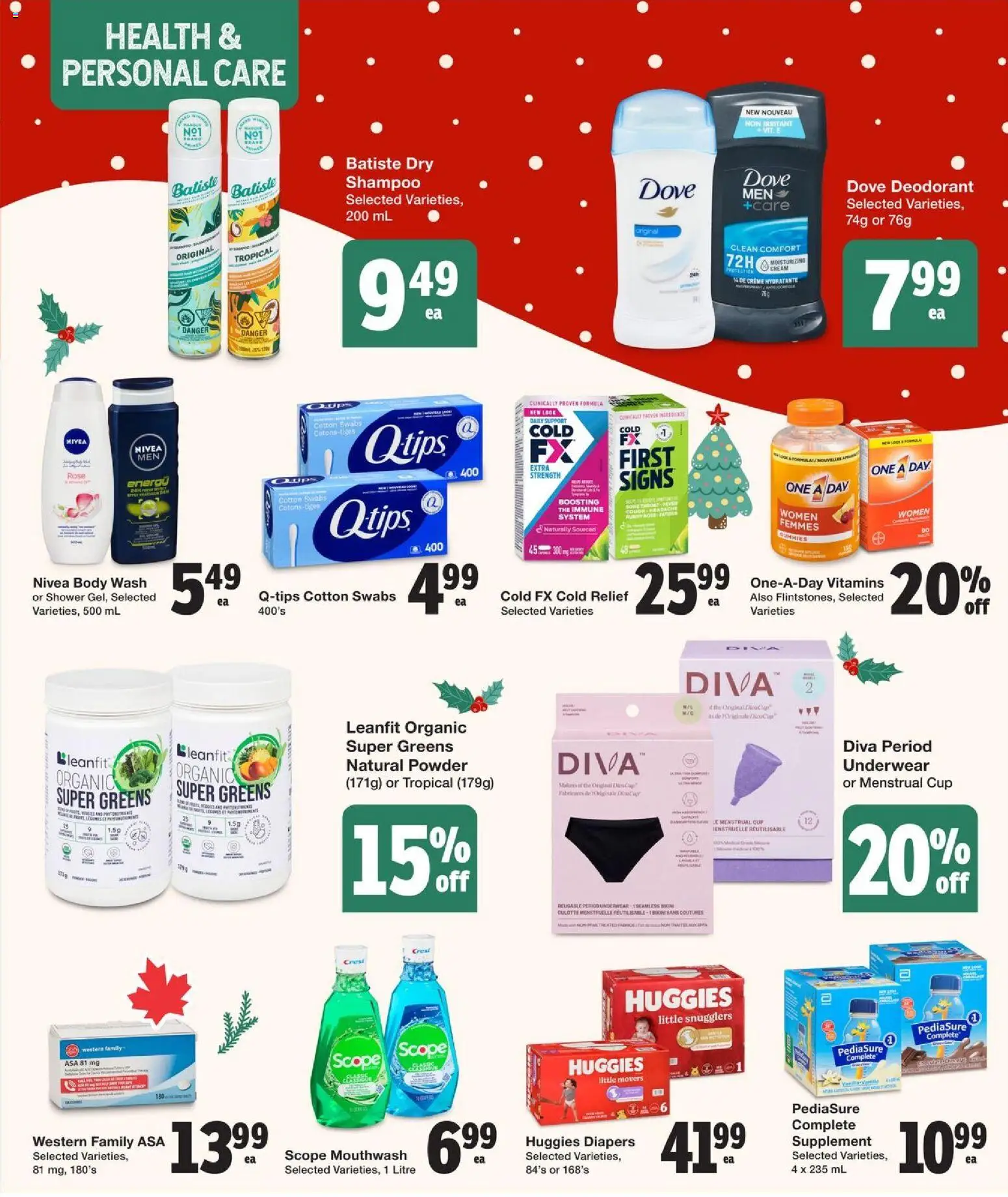 Quality Foods flyer valid from 13.11.2025 | Page: 13 | Products: Body wash, Mouthwash, Shower, Underwear