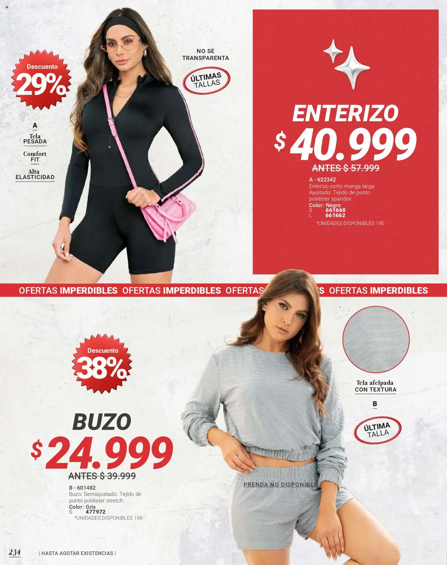 Carmel revista - valida desde el 01.01.2026 | Página: 234 | Productos: Buzo, Enterizo