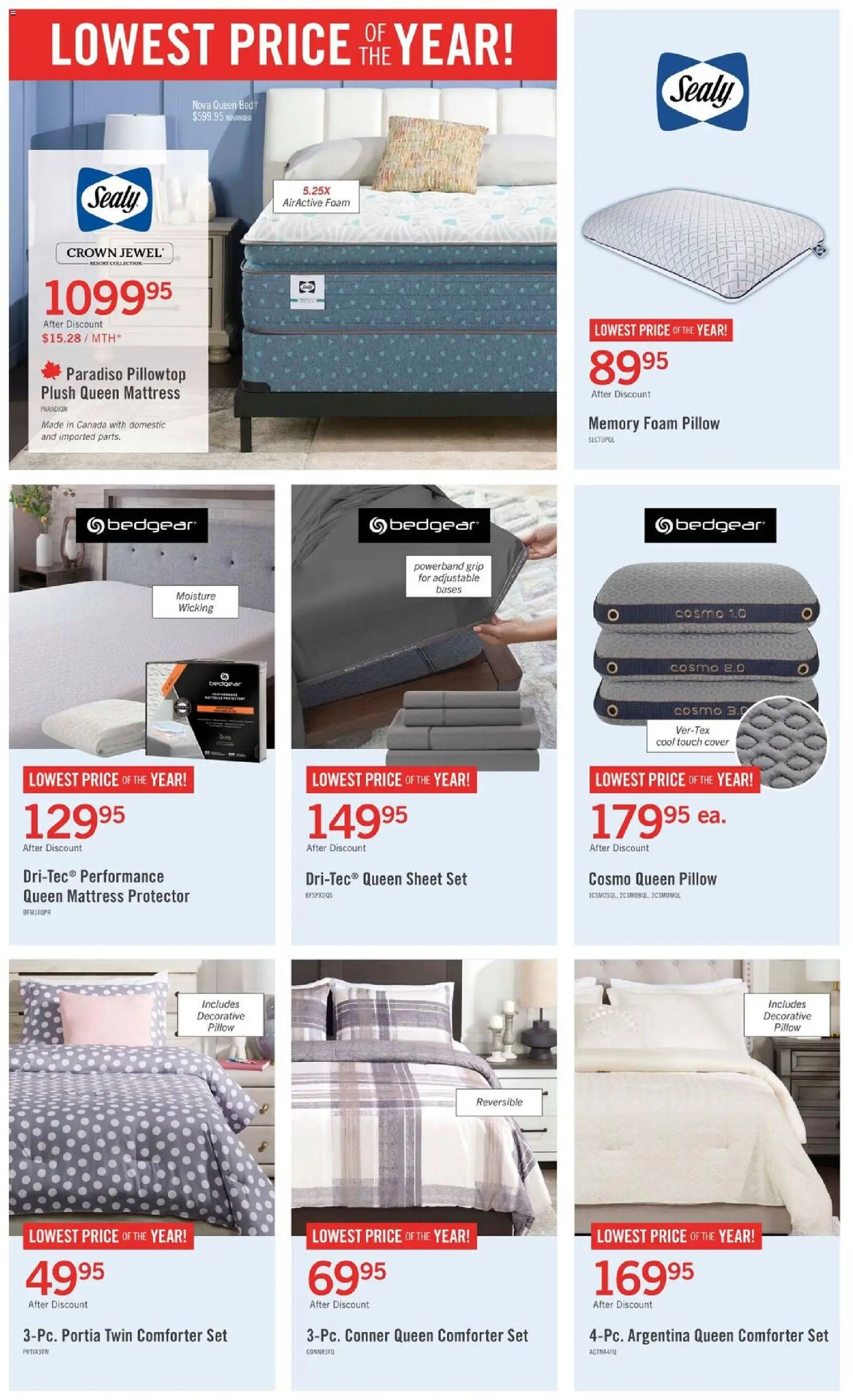 The Brick flyer valid from 23.10.2025 | Page: 3 | Products: Bed, Mattress, Pillow