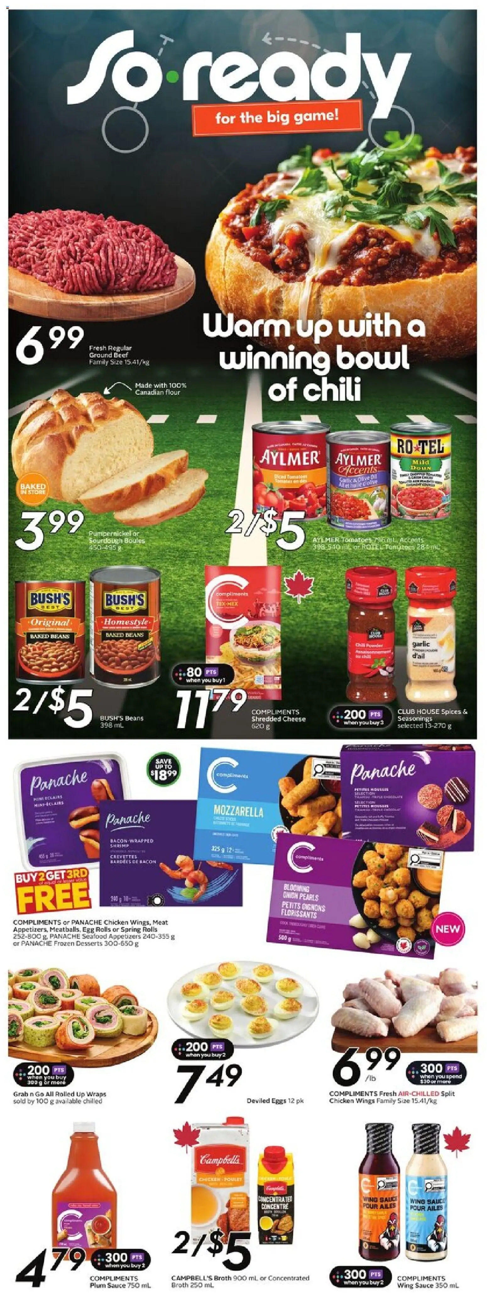 Sobeys flyer valid from 13.11.2025 | Page: 18 | Products: Beef, Powder, Chicken, Tomatoes
