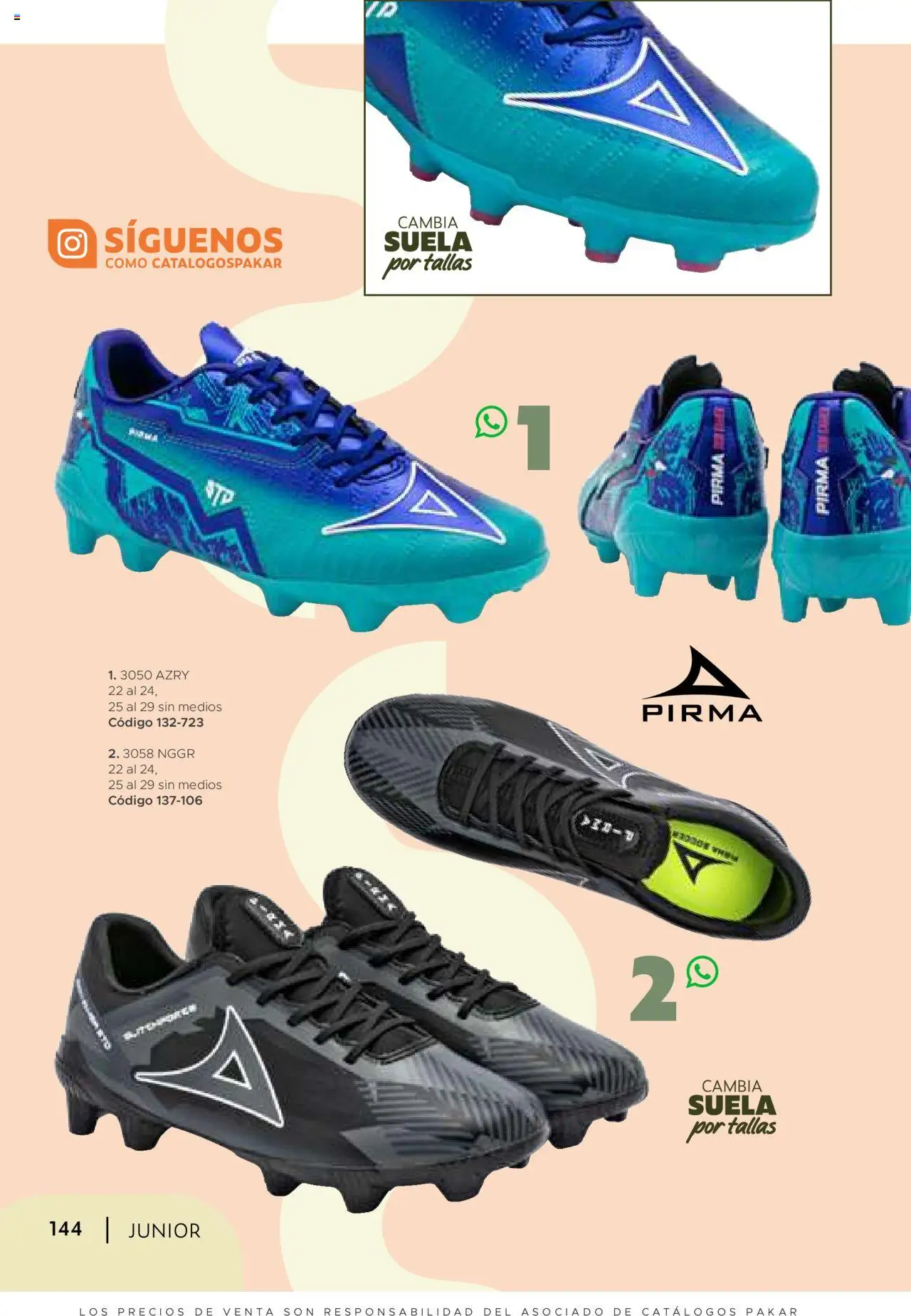 Nuevas ofertas de SC Pakar válidas en toda la República Mexicana desde el 24.07.2025. ¡Encuentra las mejores ofertas en SC Pakar - Catálogo Junior otoño / invierno! | Página: 144