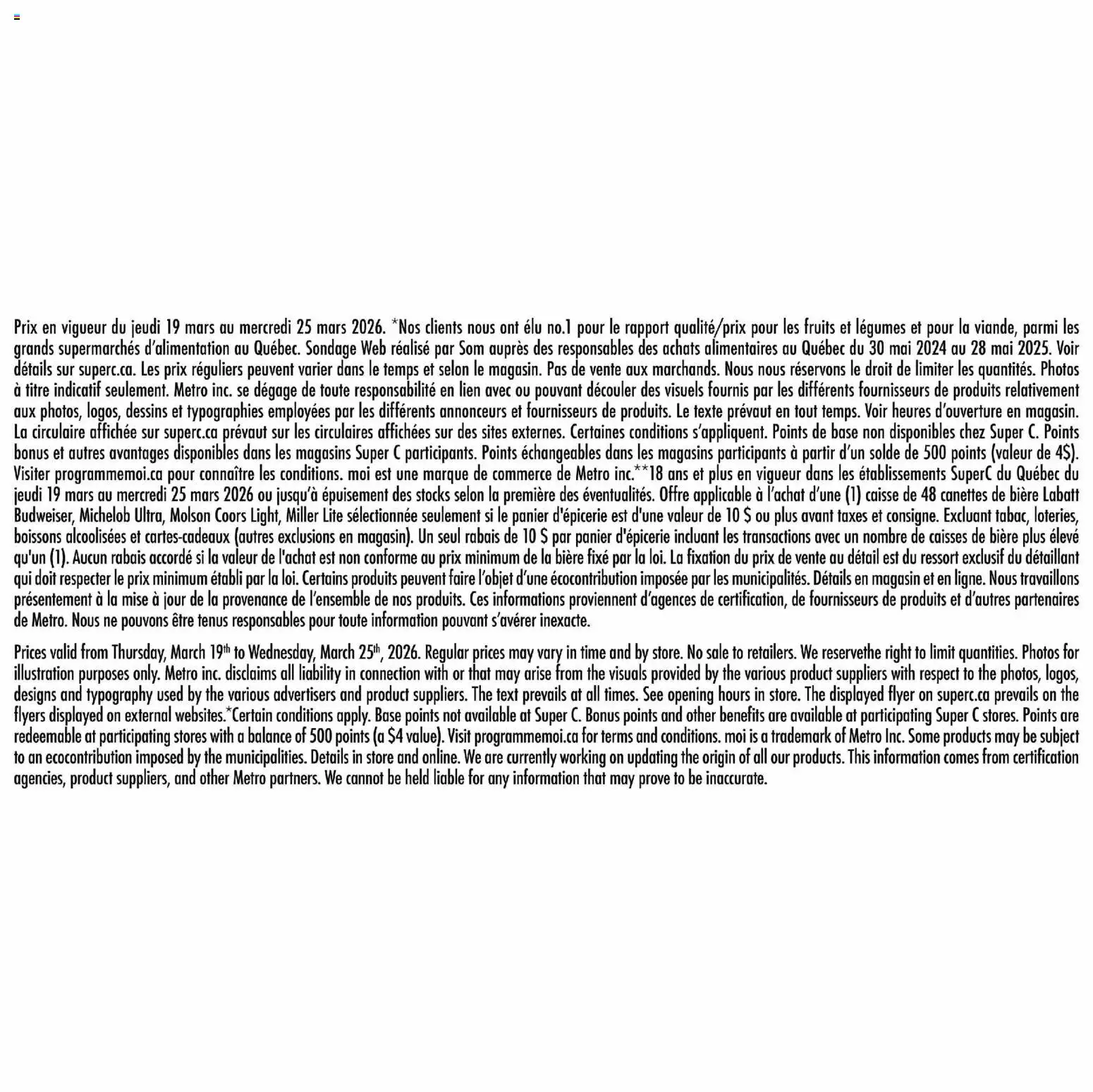 Super C flyer valid from 19.03.2026 | Page: 18