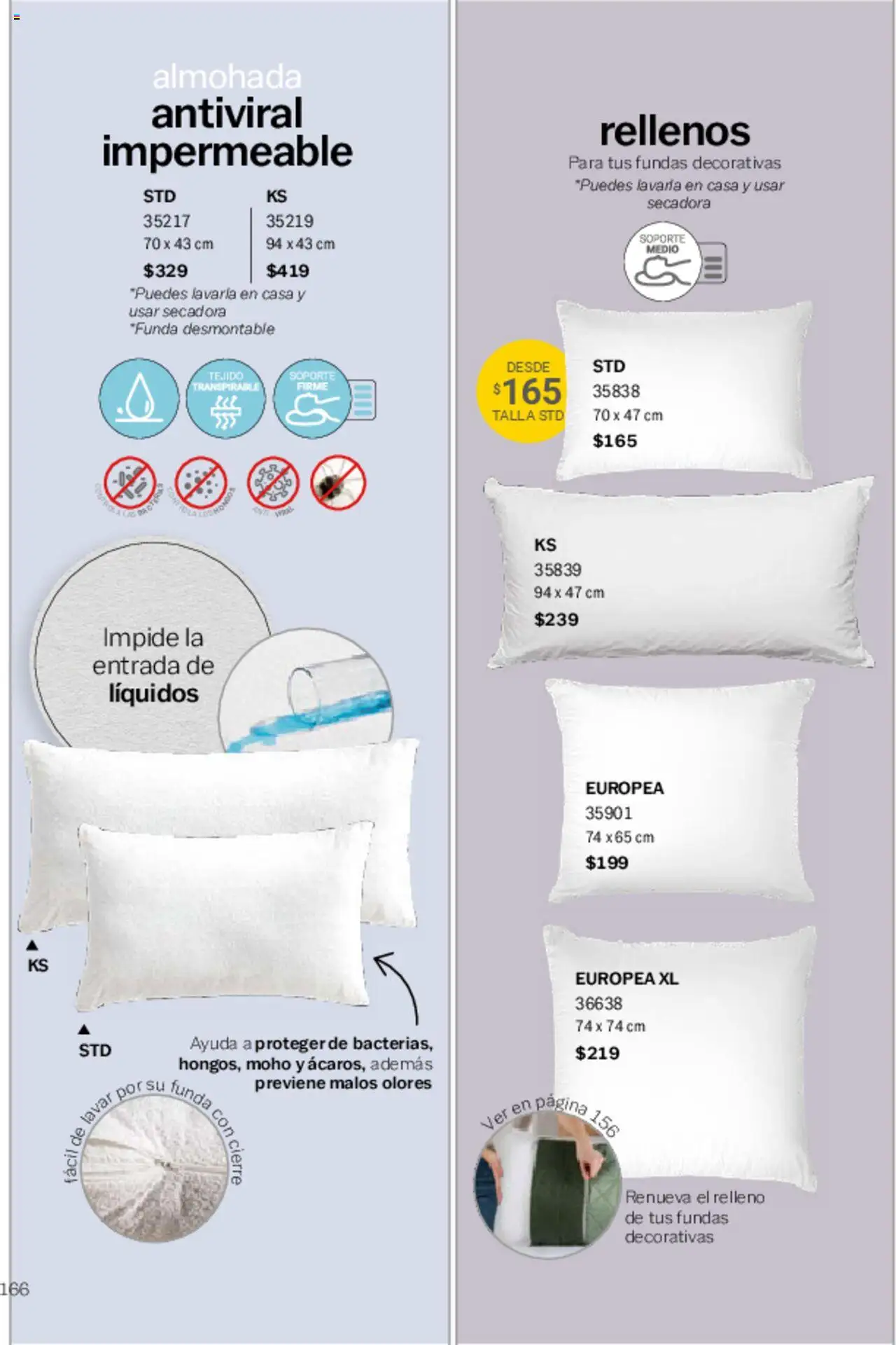 Nuevas ofertas de Vianney válidas en toda la República Mexicana desde el 07.03.2025. ¡Encuentra las mejores ofertas en Vianney catálogo Primavera! | Página: 170 | Productos: Secadora, Funda, Almohada