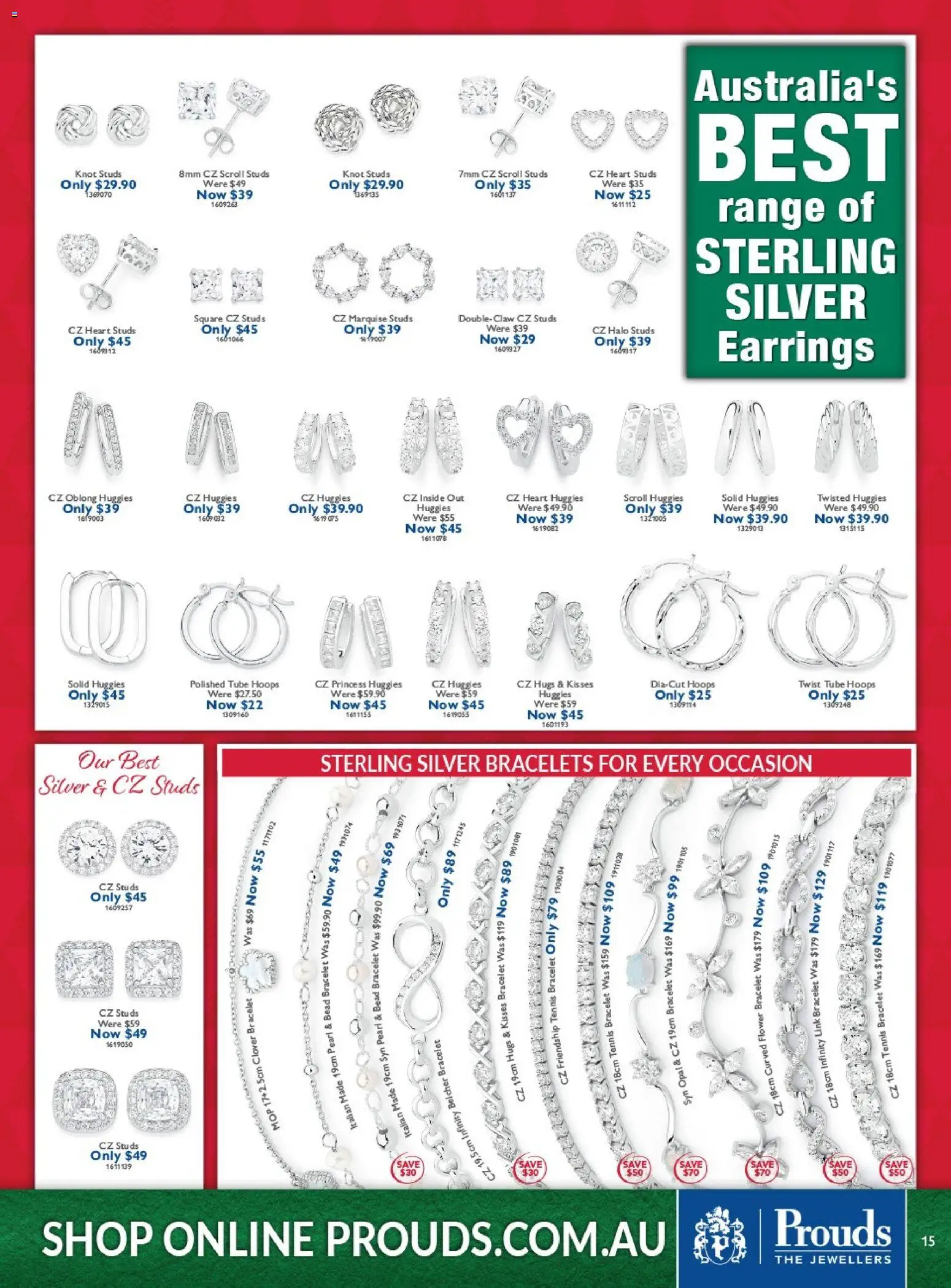 Prouds The Jewellers catalogue - valid from 10.11.2025 | Page: 15 | Products: Bracelet, Earrings, Mop, Opal