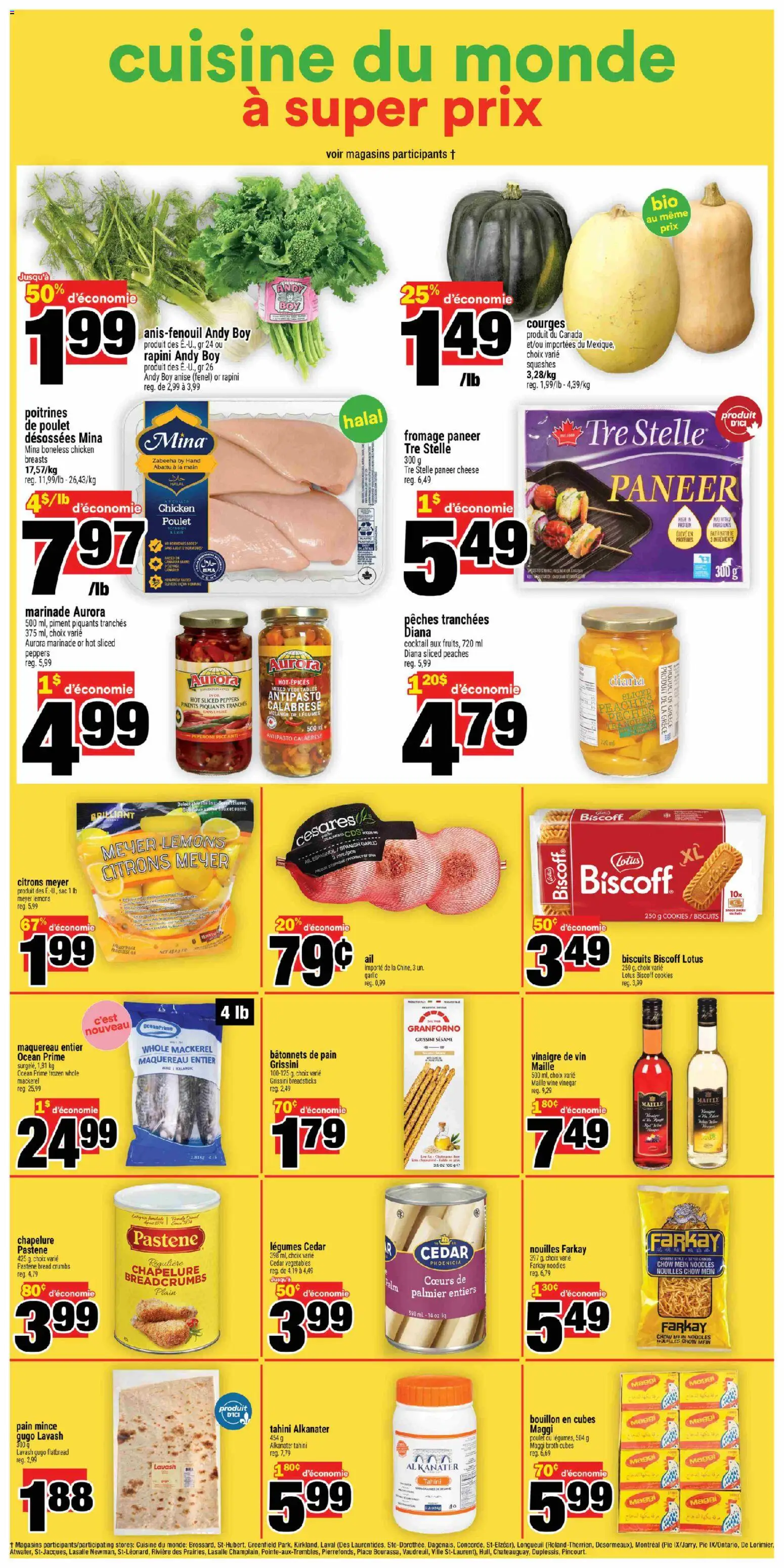Super C flyer valid from 22.01.2026 | Page: 9 | Products: Cookies, Cheese, Bread, Chicken