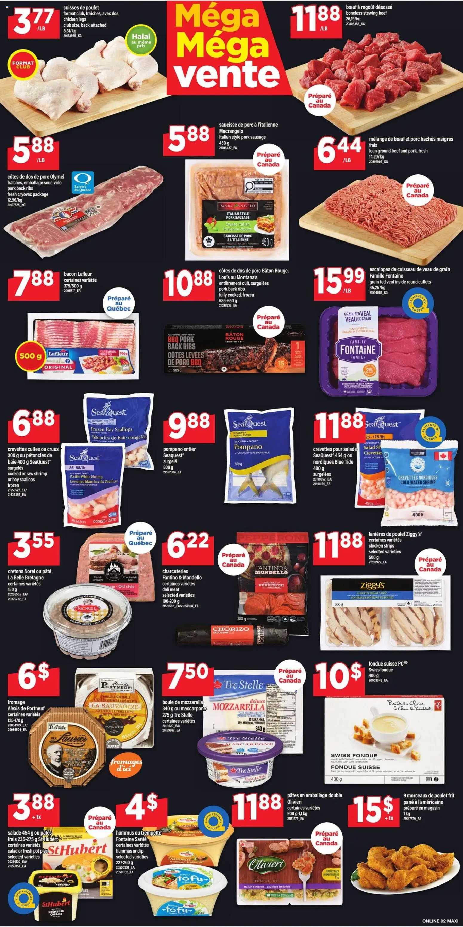 Maxi flyer valid from 22.01.2026 | Page: 8 | Products: Beef, Wine, Chicken, Pork