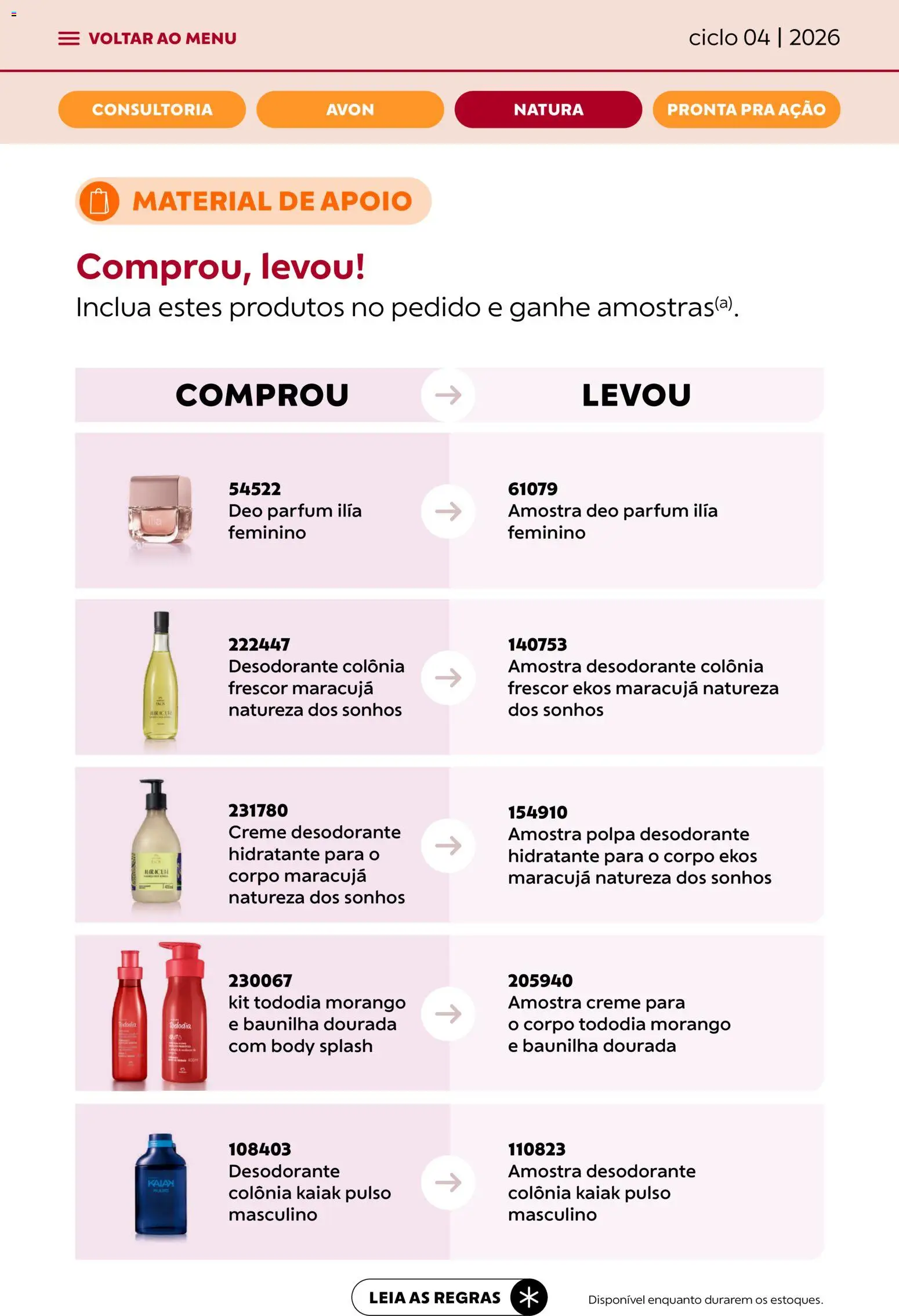 Avon Folheto - válido de 18.02.2026 | Página: 39 | Produtos: Maracujá, Desodorante, Creme, Body