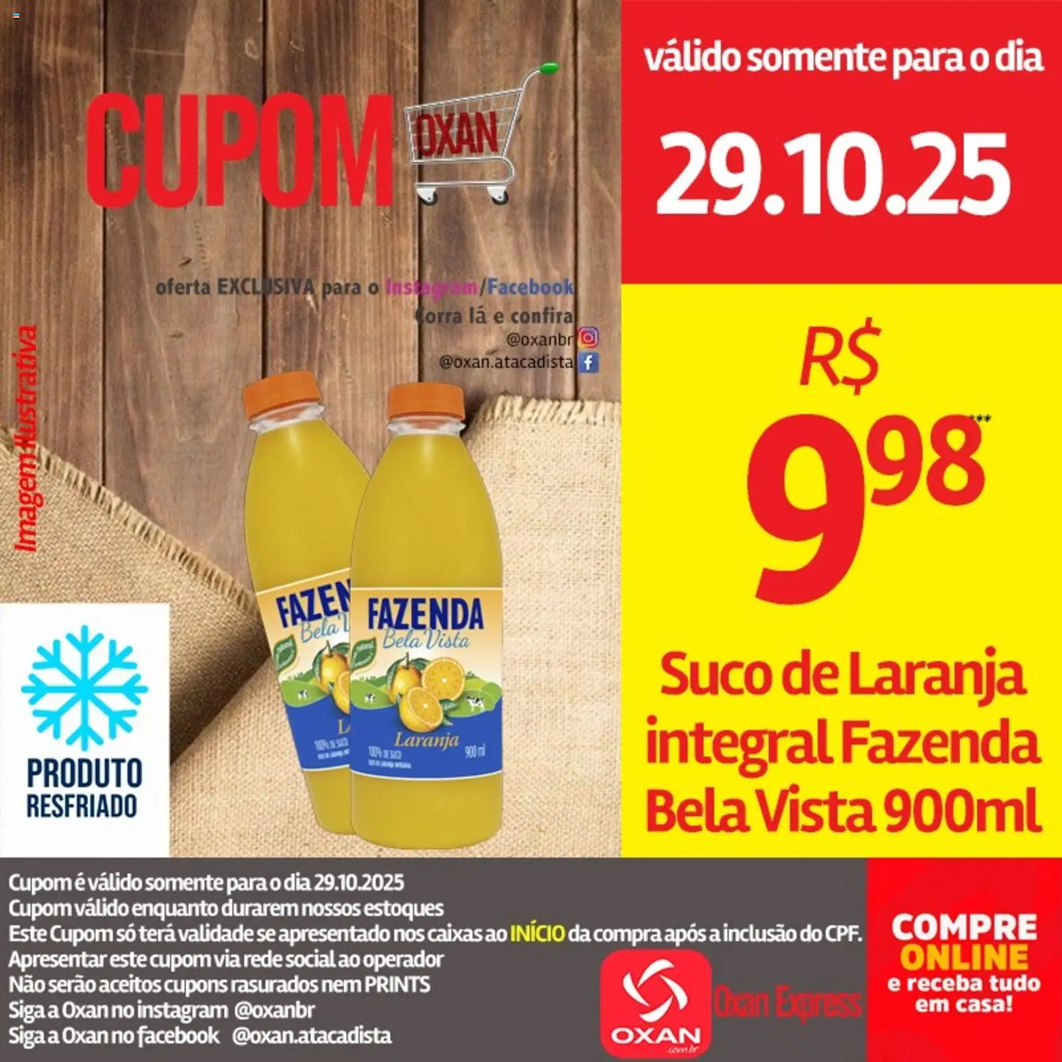 Oxan Atacadista Folheto - válido de 29.10.2025 | Página: 7 | Produtos: Suco