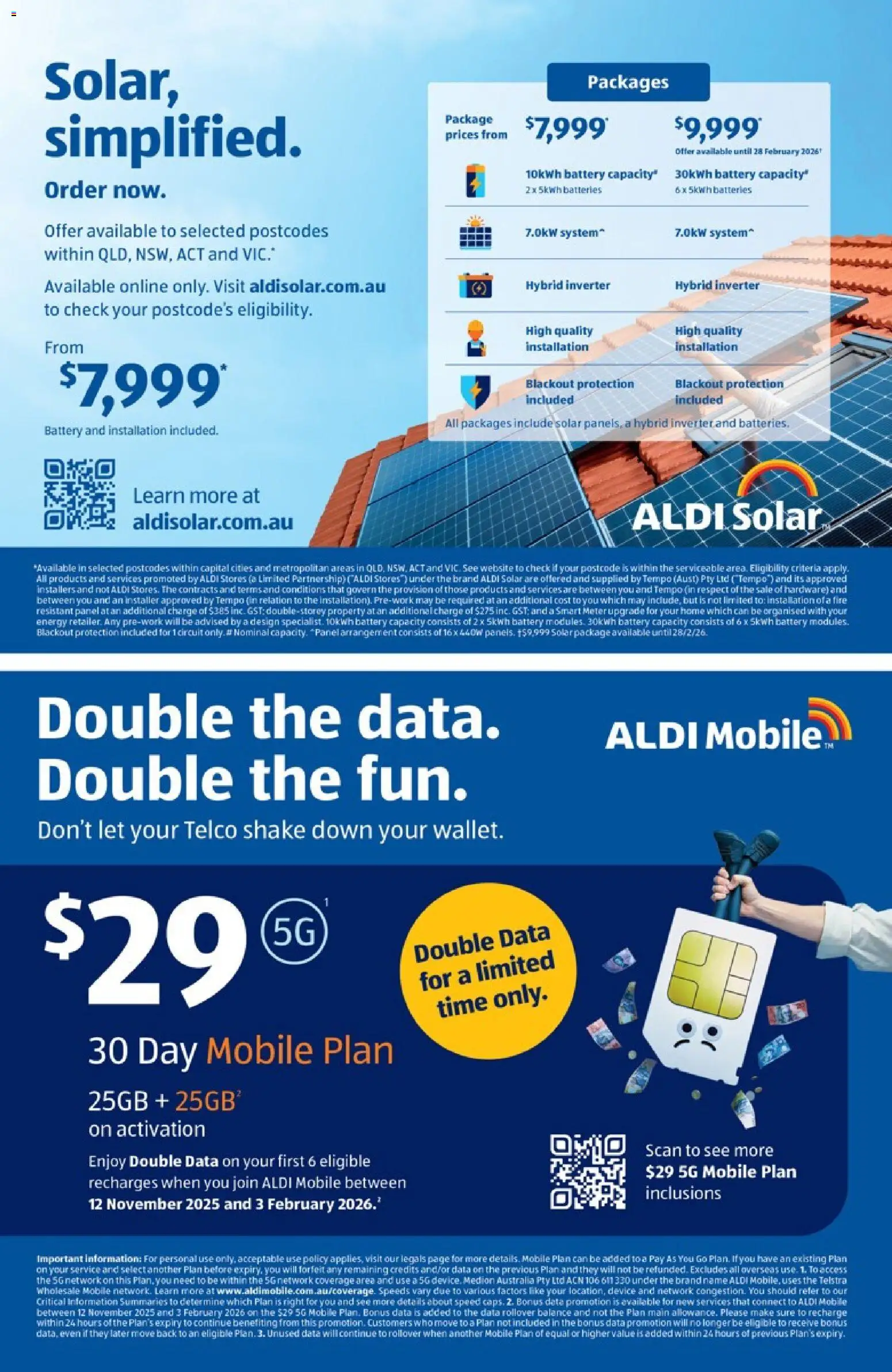 Aldi catalogue - valid from 28.01.2026 | Page: 18 | Products: Battery, Date, Batteries, Mobile