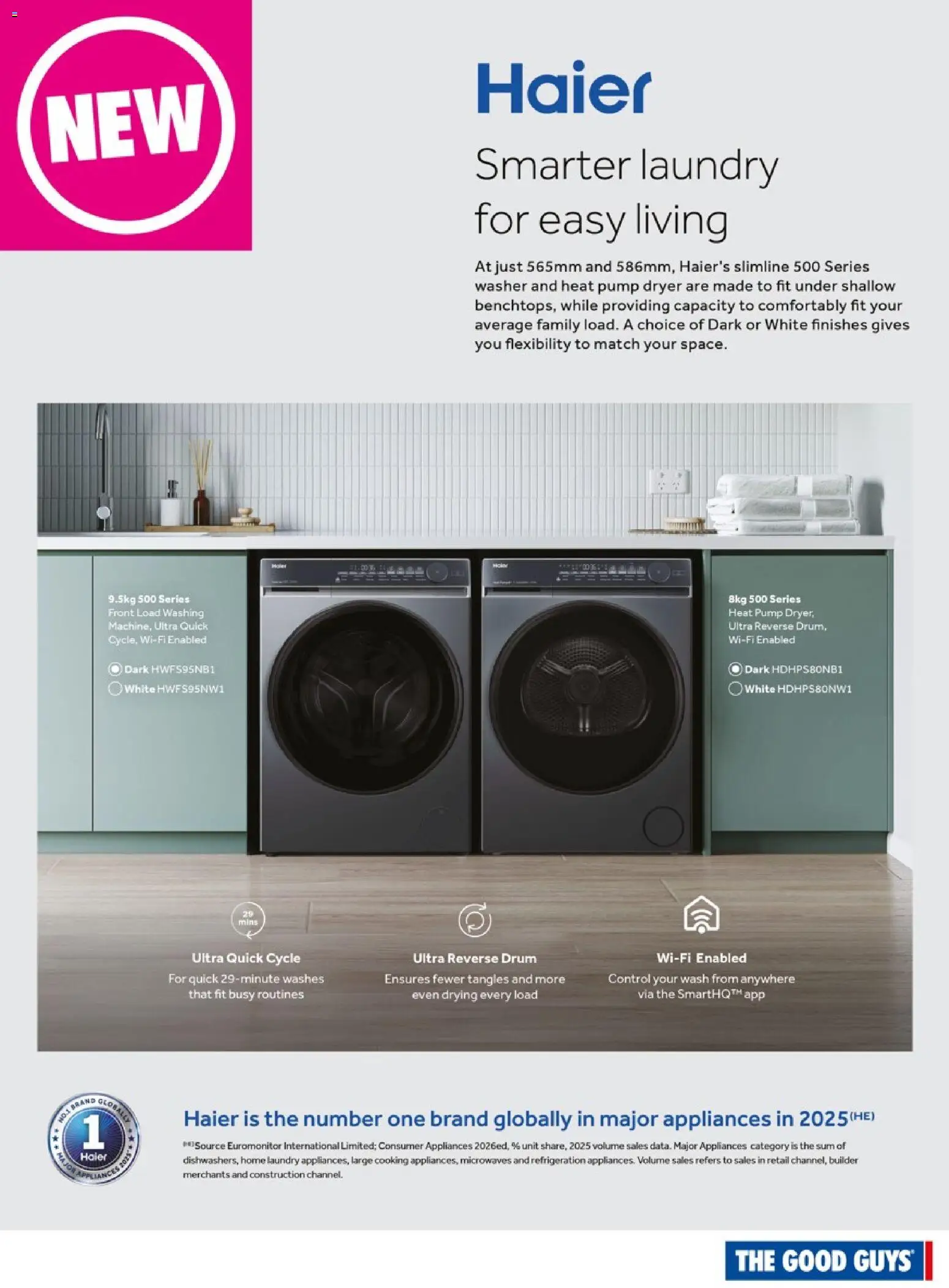 The Good Guys catalogue - valid from 29.04.2026 | Page: 17 | Products: Laundry, Dryer, Washer