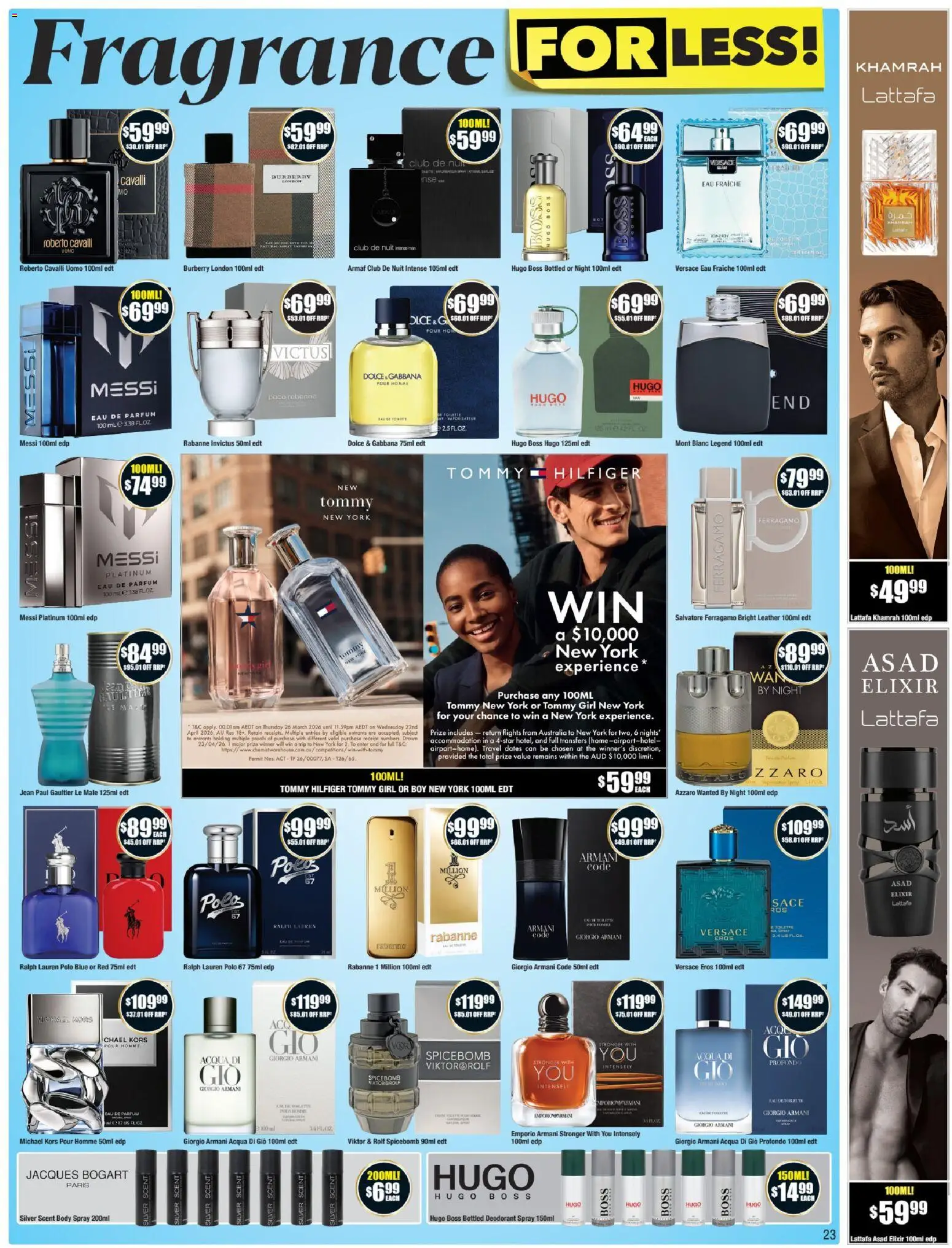 Chemist Warehouse catalogue - valid from 26.03.2026 | Page: 23 | Products: Fragrance, Deodorant