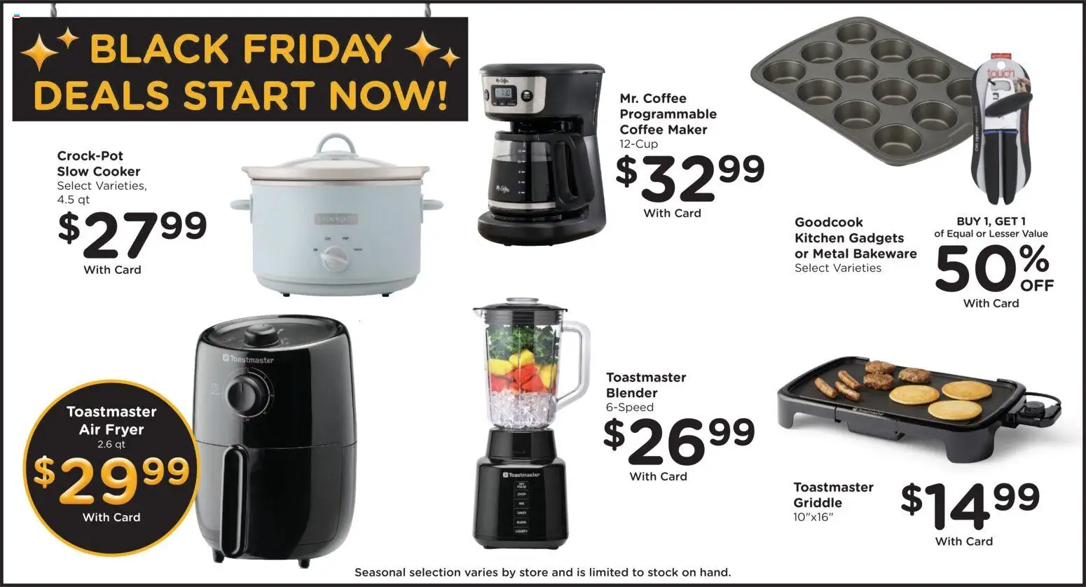 Fry's Food Weekly Ad - valid from 05.11.2025 | Page: 10 | Products: Griddle, Coffee, Blender, Coffee maker