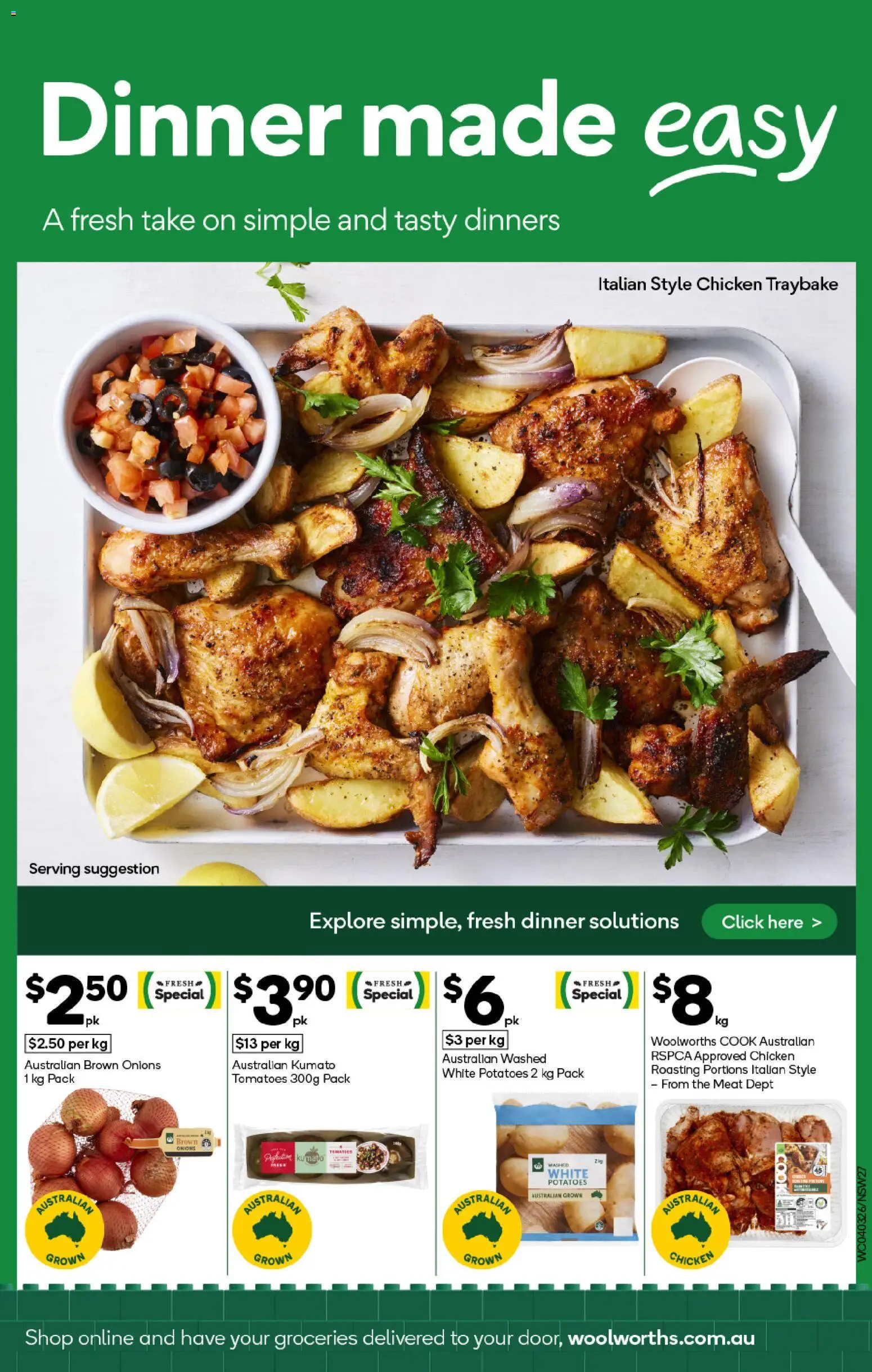 Woolworths catalogue - valid from 04.03.2026 | Page: 27 | Products: Chicken, Meat, Potatoes, Onions
