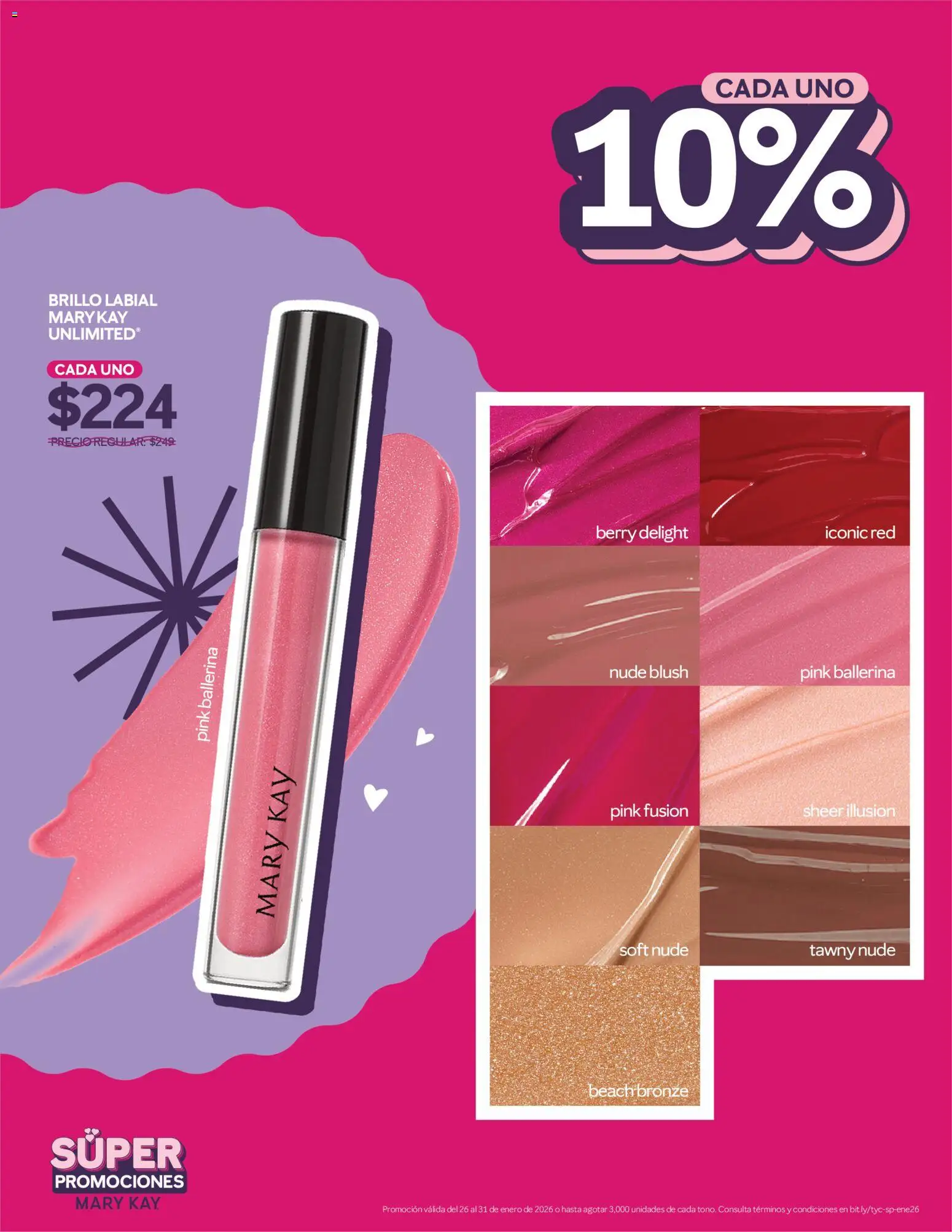 Nuevas ofertas de Mary Kay válidas en toda la República Mexicana desde el 26.01.2026. ¡Encuentra las mejores ofertas en Mary Kay catálogo! | Página: 4 | Productos: Brillo