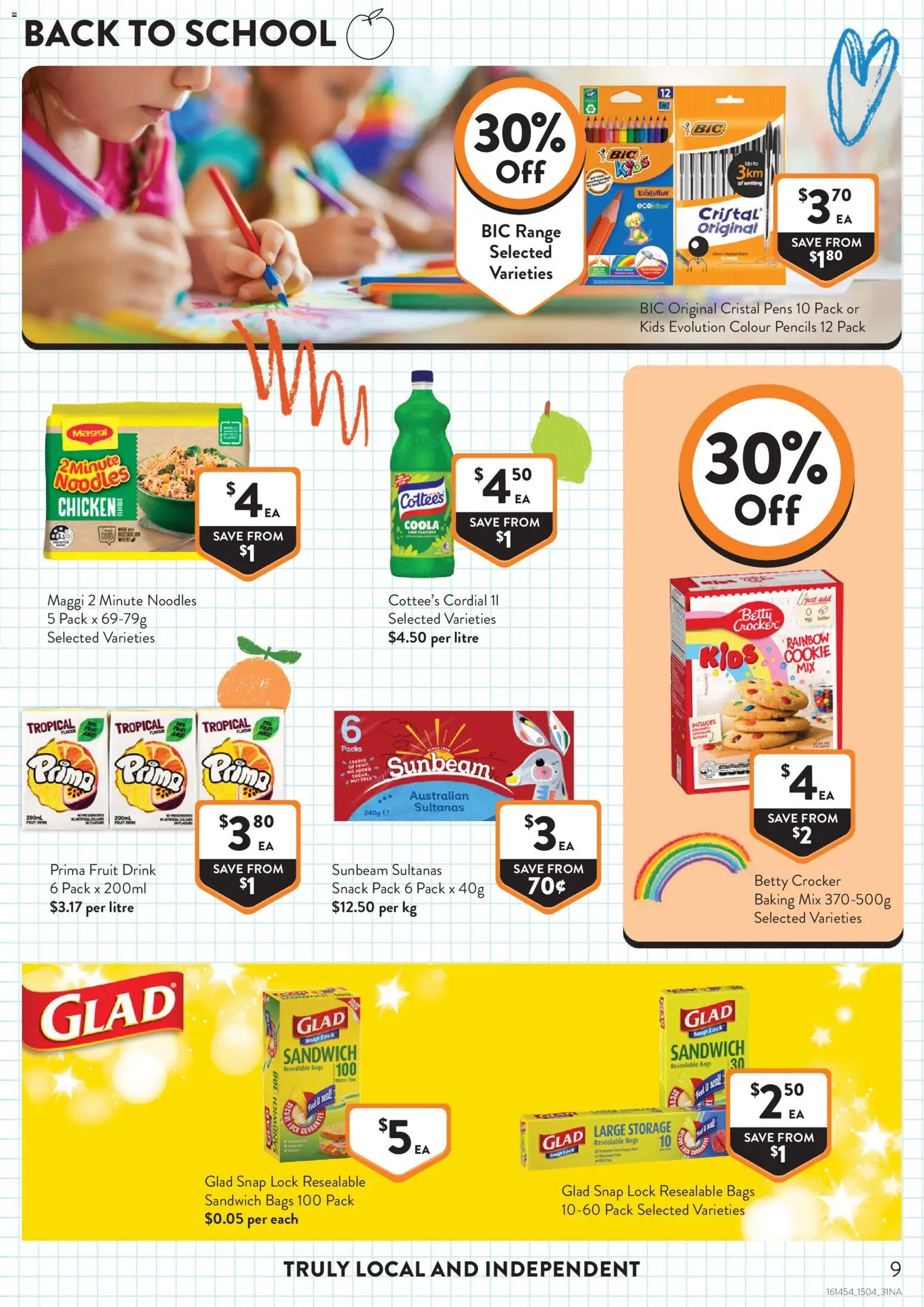 Foodworks catalogue - valid from 15.04.2026 | Page: 9 | Products: Chicken, Noodles, Sugar, Lime