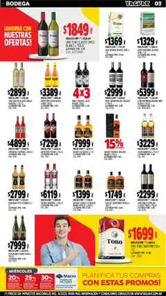 Vista previa Yaguar - San Juan válido desde el 13.10.2025 | Página: 3 | Productos: Vodka, Whisky, Banco, Vino