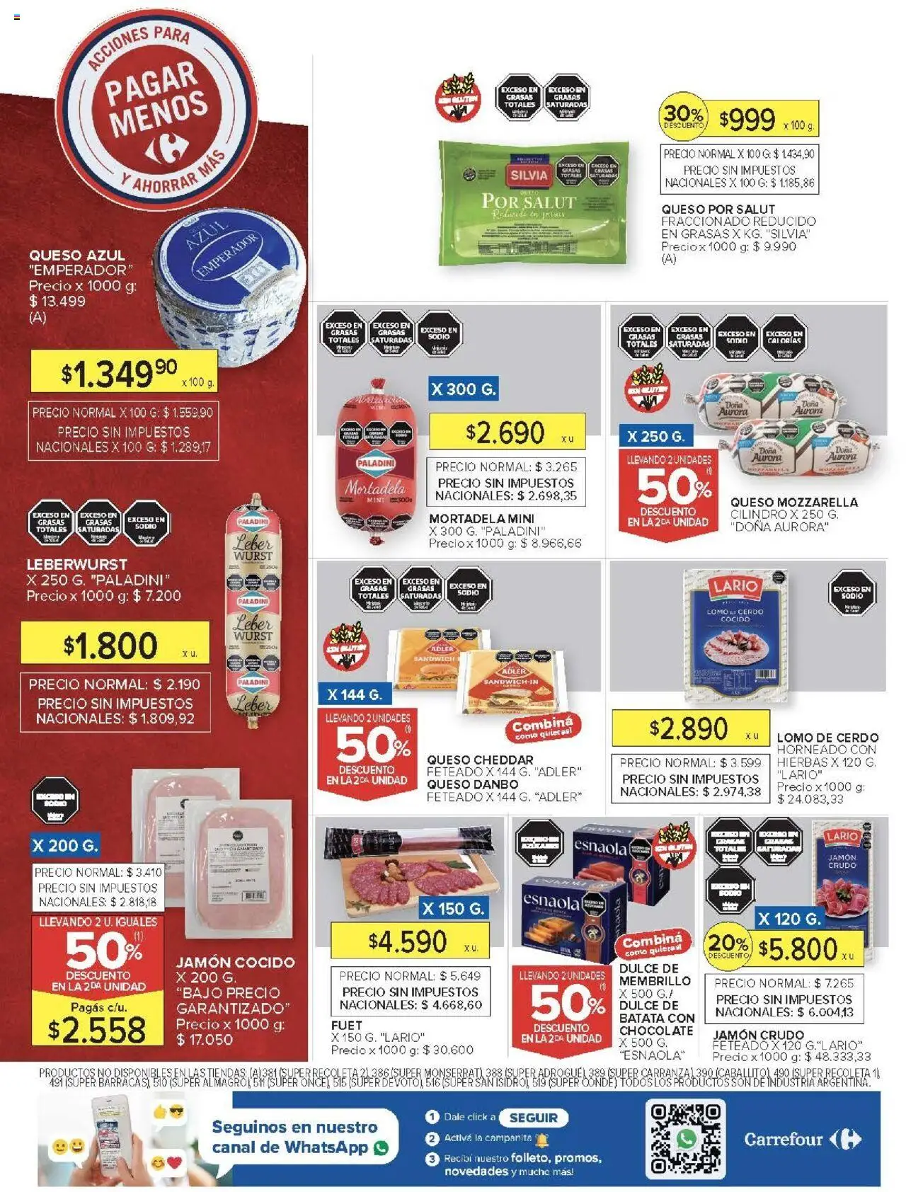 Carrefour Market catálogo │ válido desde el 18.06.2025 | Página: 17 | Productos: Batata, Queso, Chocolate, Jamón