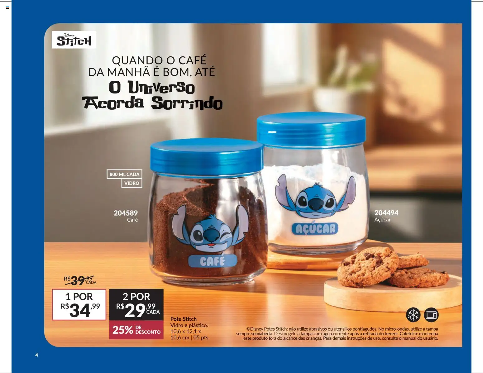 Avon Folheto - válido de 18.02.2026 | Página: 4 | Produtos: Cafeteira, Café, Açúcar, Potes