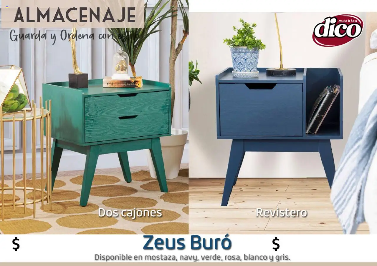 Nuevas ofertas de Muebles Dico válidas en toda la República Mexicana desde el 12.02.2025. ¡Encuentra las mejores ofertas en Muebles Dico catálogo Almacenaje! | Página: 6 | Productos: Buró