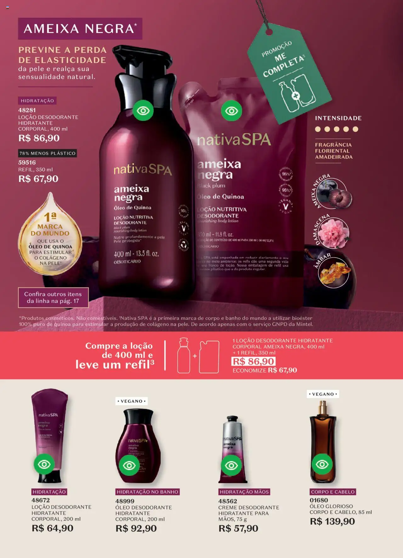 O Boticário Folheto - válido de 11.08.2025 | Página: 16 | Produtos: Colágeno, Hidratante corporal, Creme, Body