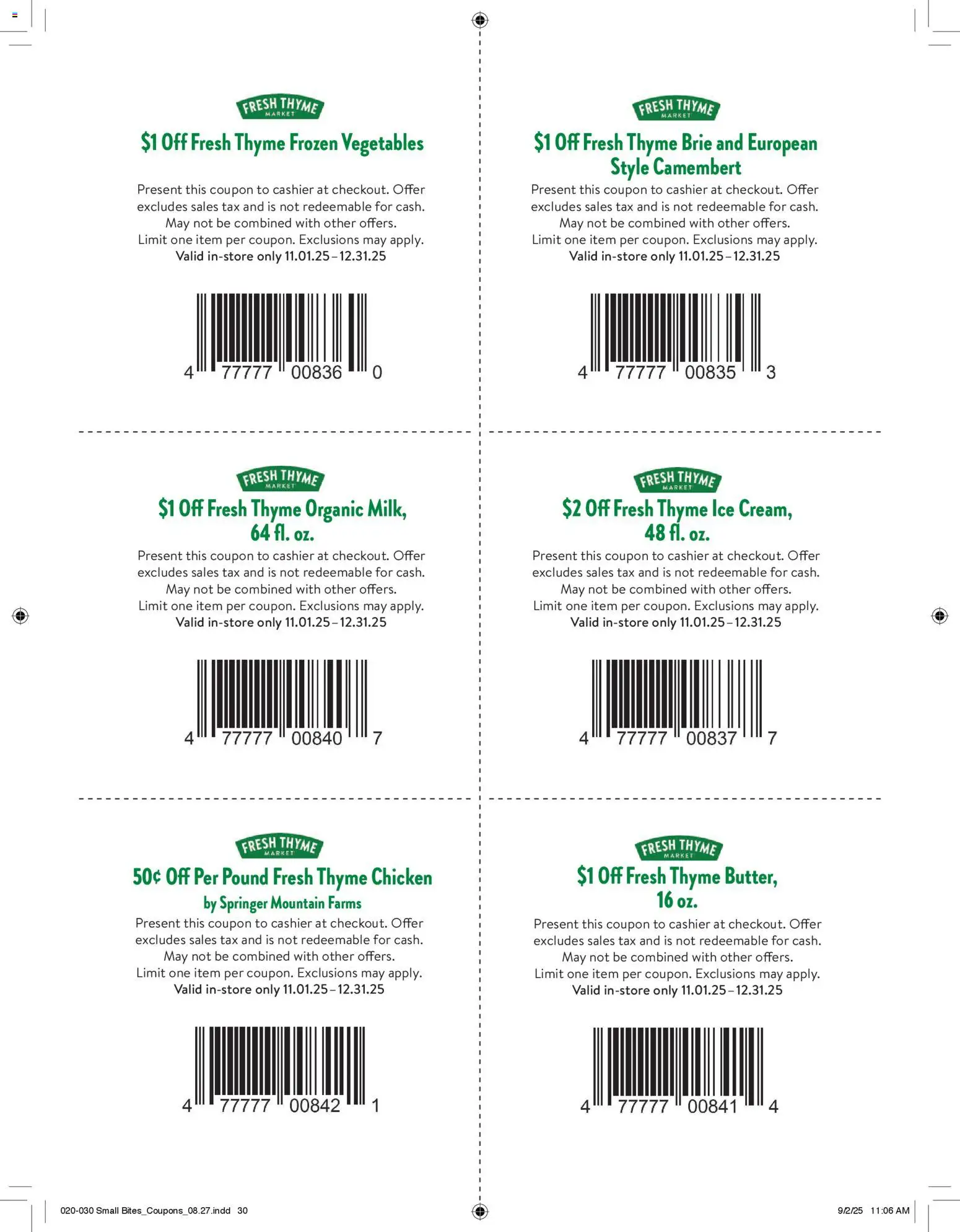 Fresh Thyme Magazine Holiday 2025 - valid from 15.11.2025 | Page: 32 | Products: Vegetables