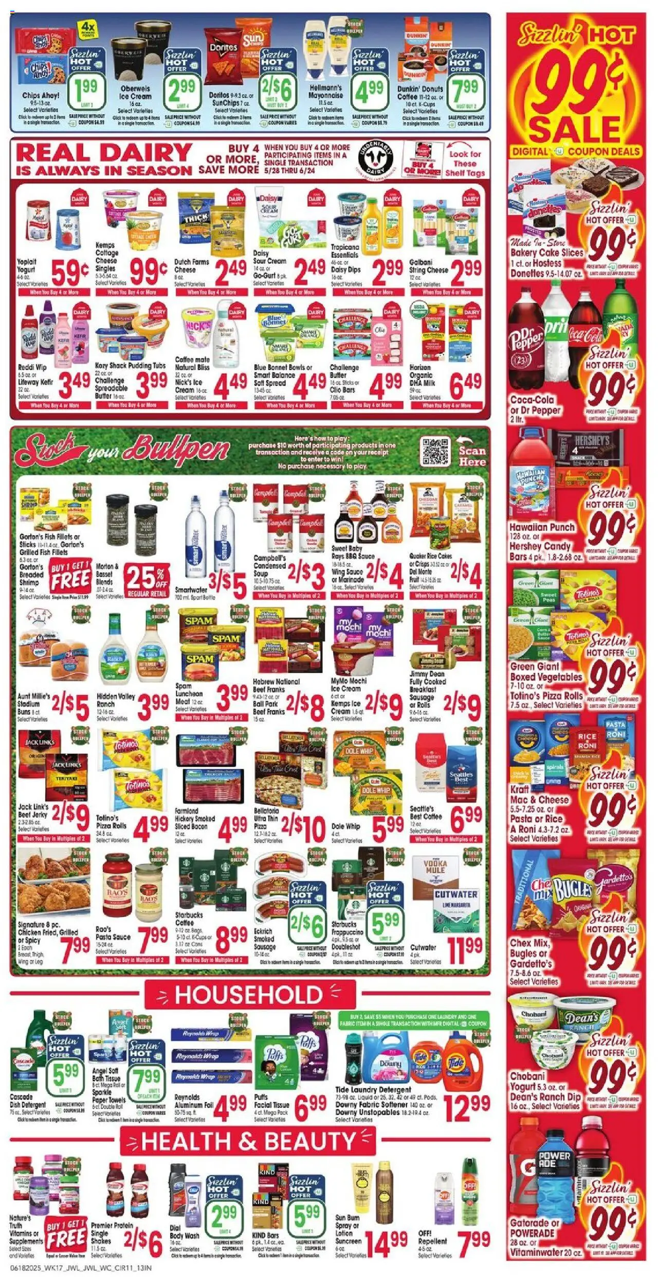 Jewel Osco Weekly Ad - IN - valid from 18.06.2025 | Page: 11 | Products: Bakery, Yogurt, Sausage, Lime