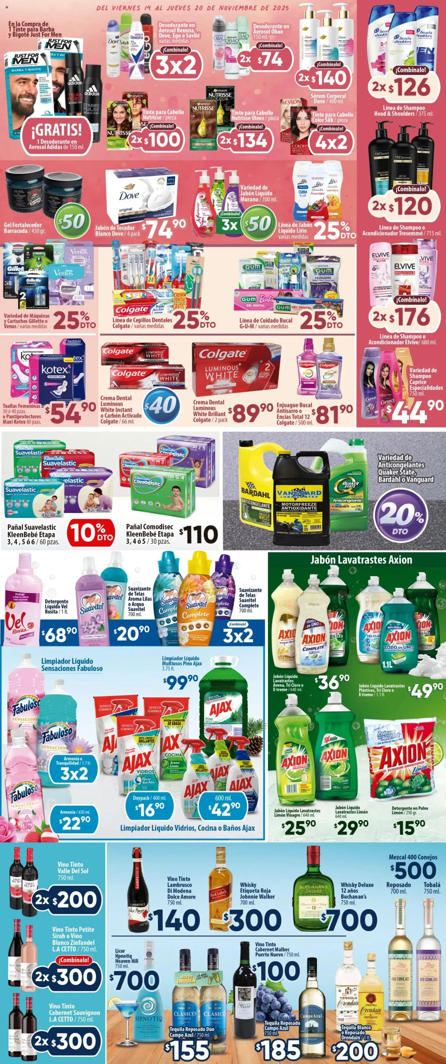 Nuevas ofertas de Calimax válidas en toda la República Mexicana desde el 14.11.2025. ¡Encuentra las mejores ofertas en Calimax folleto Tecate! | Página: 4 | Productos: Detergente, Manzana, Tequila, Cloro