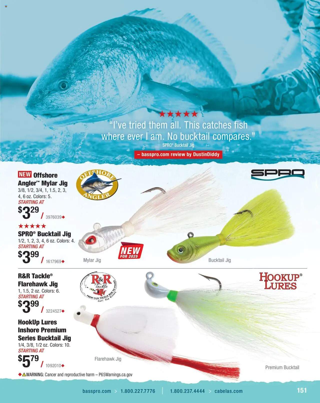 Cabela's Saltwater Specialist 25 - valid from 01.01.2025 | Page: 151 | Products: Fish