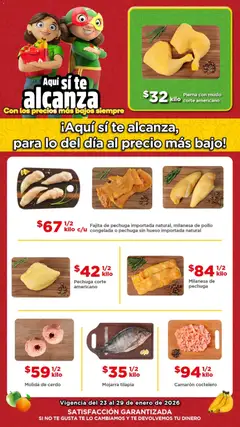 Vista previa de Bodega Aurrerá folleto Ofertas, nuevo folleto de la tienda, válido en México a partir del 23.01.2026
