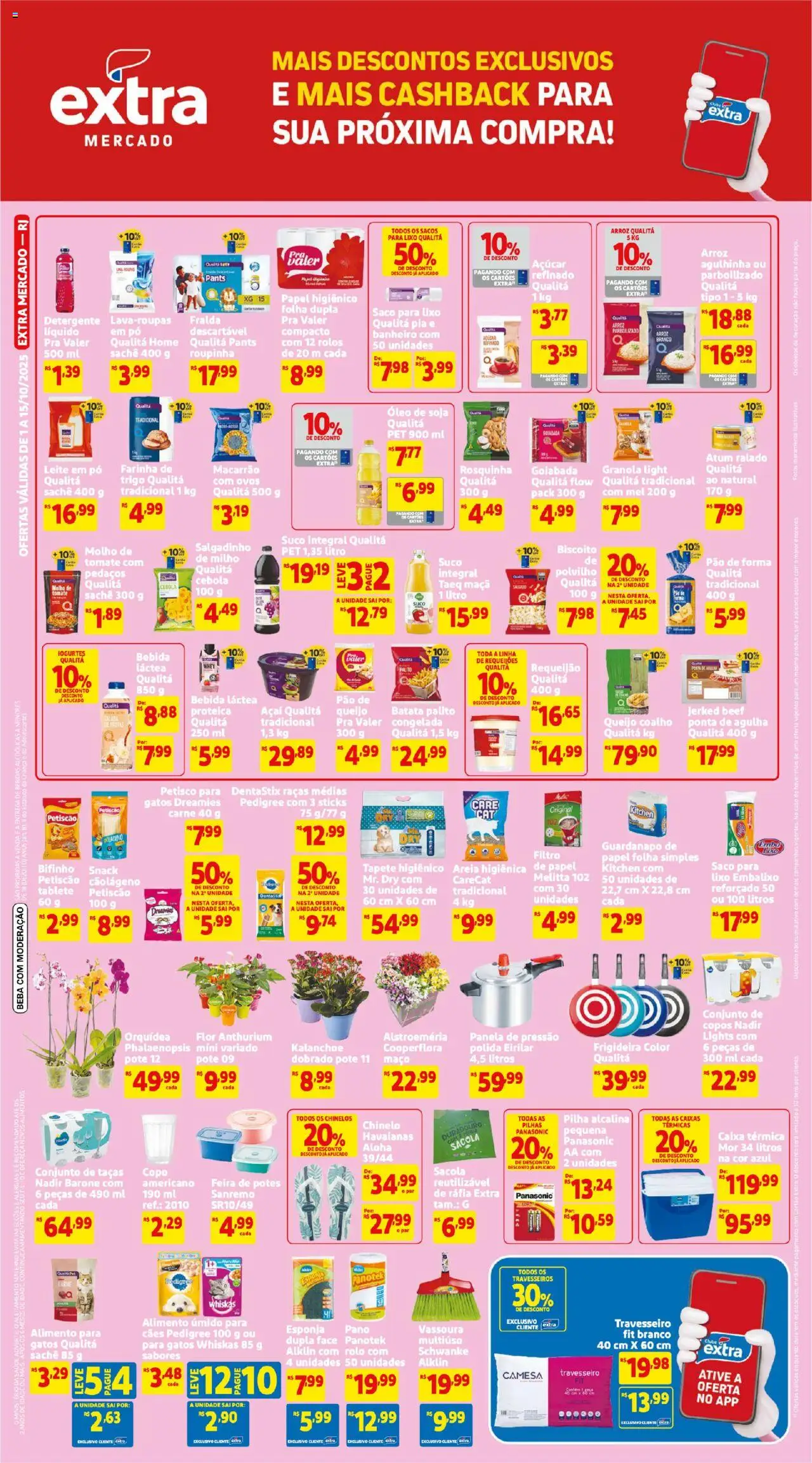Extra Folheto - válido de 01.10.2025 | Página: 7 | Produtos: Cebola, Alimento úmido, Goiabada, Papel higiênico