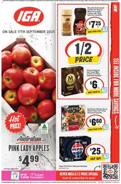 Preview of IGA Catalogue SA - valid from 17.09.2025