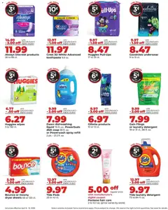 Preview of HyVee weekly ads valid from 06.04.2026 | Page: 9 | Products: Soap, Toothpaste, Detergent, Dryer