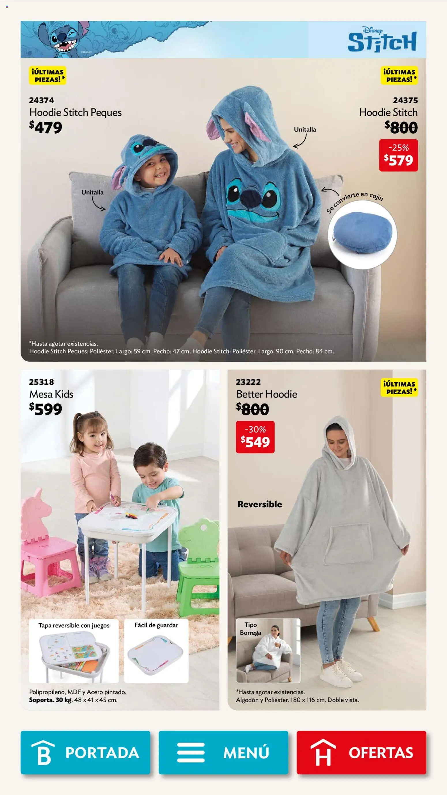 Nuevas ofertas de Betterware válidas en toda la República Mexicana desde el 02.02.2026. ¡Encuentra las mejores ofertas en Betterware campaña 2 2026! | Página: 23 | Productos: Algodón, Mesa