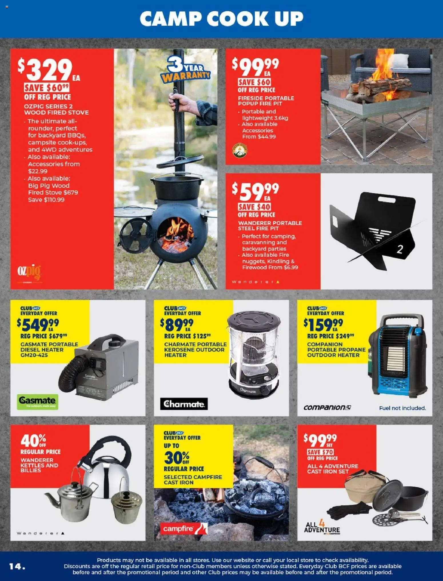 BCF catalogue - valid from 17.03.2026 | Page: 14 | Products: Wood, Portable, Stove, Iron