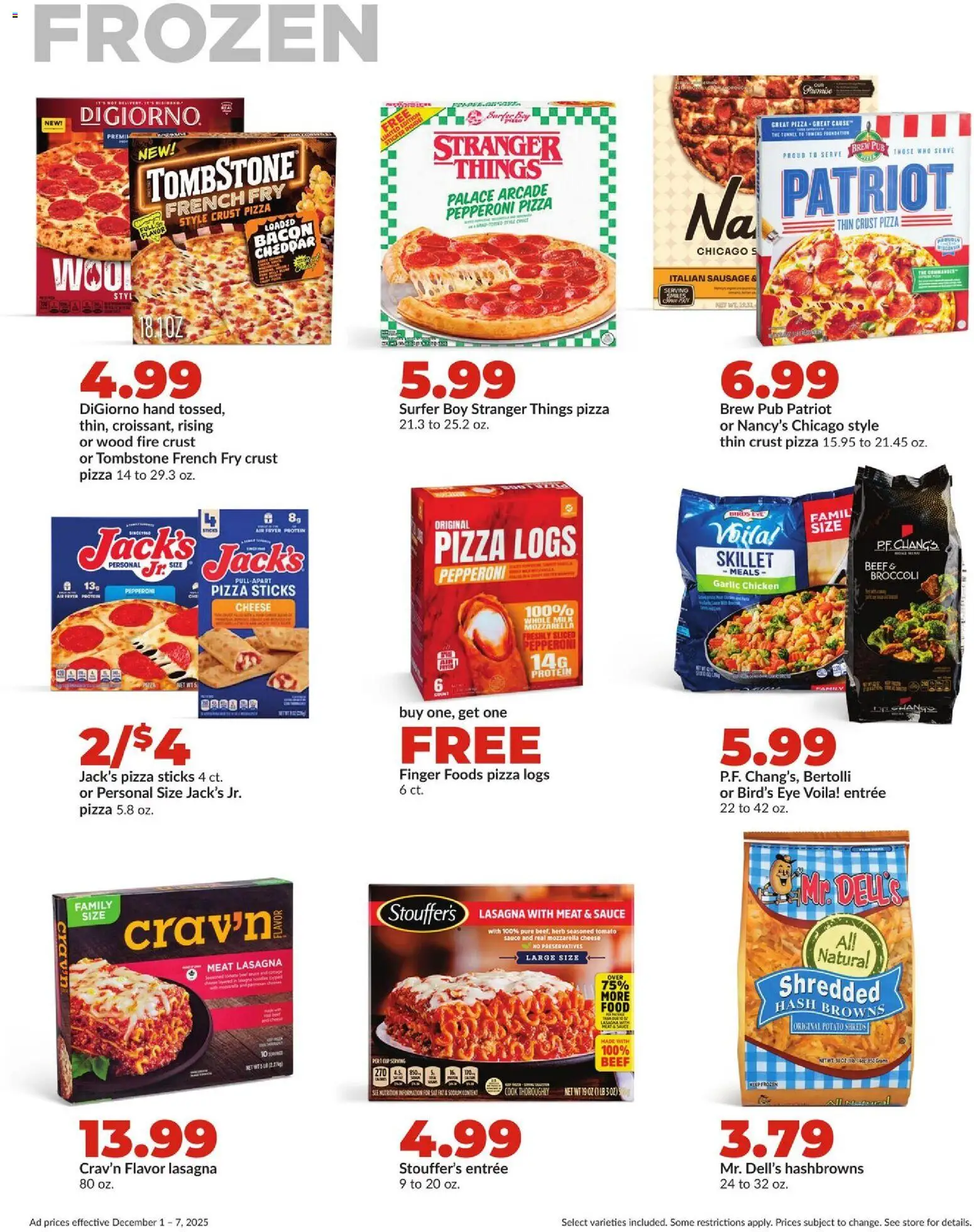 HyVee Weekly Ad - valid from 01.12.2025 | Page: 30 | Products: Broccoli, Pizza, Beef, Garlic
