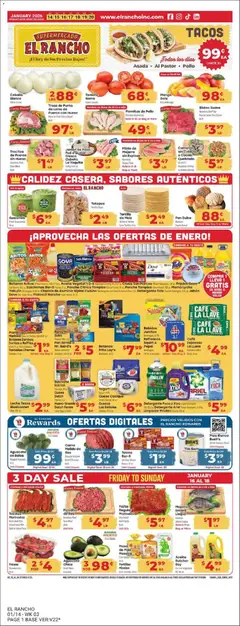 Preview of El Rancho weekly ads valid from 14.01.2026