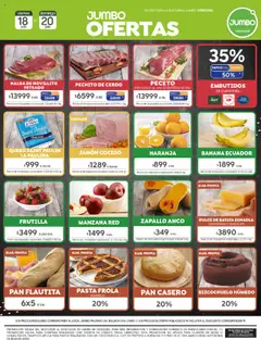 Jumbo ofertas - Córdoba │ válido desde el 18.07.2025 | Página: 7 | Productos: Frutilla, Zapallo, Queso, Cerdo