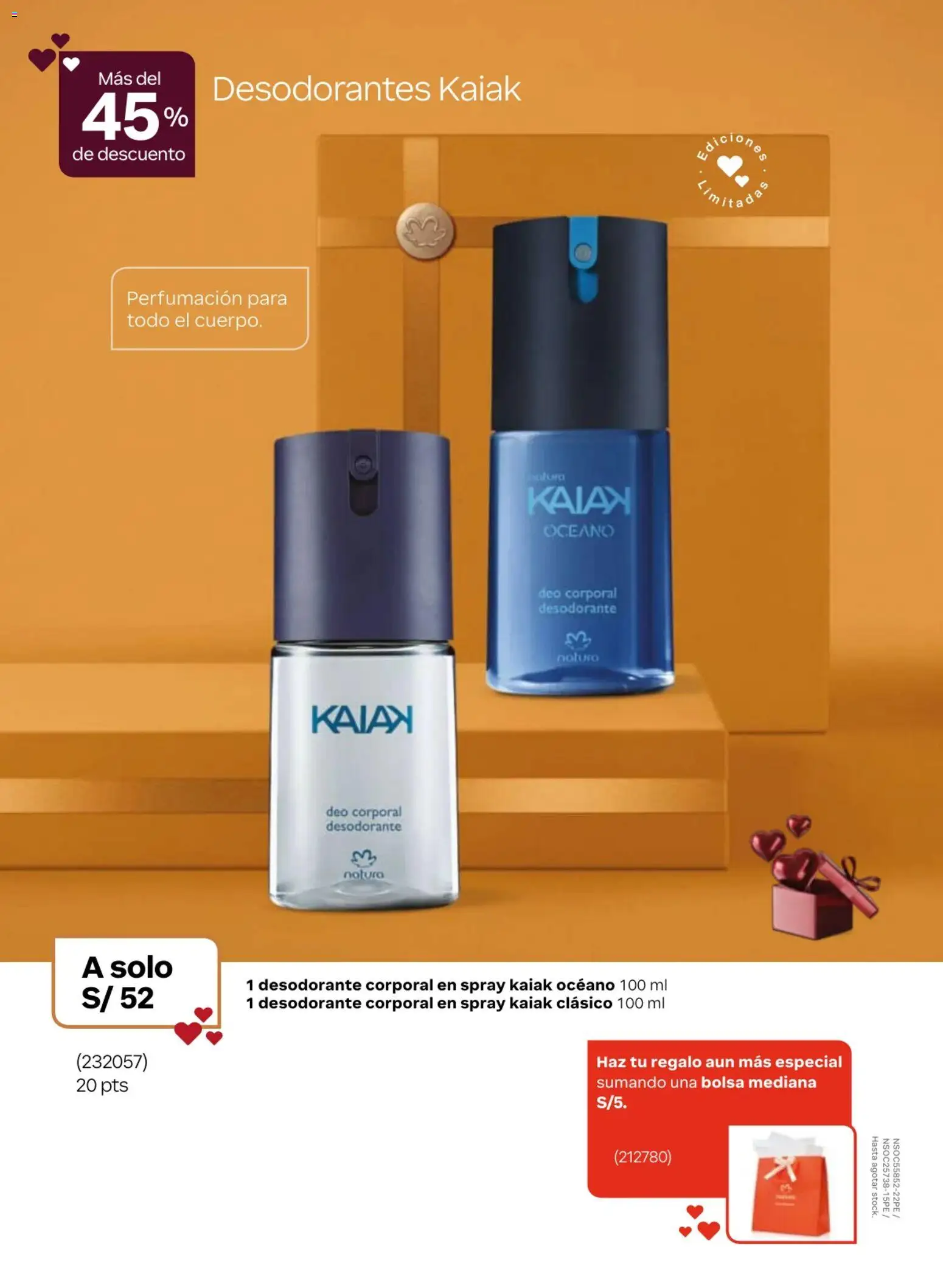 Catálogo Natura válido desde 18.02.2026 | Página: 18 | Productos: Desodorante, Bolsa