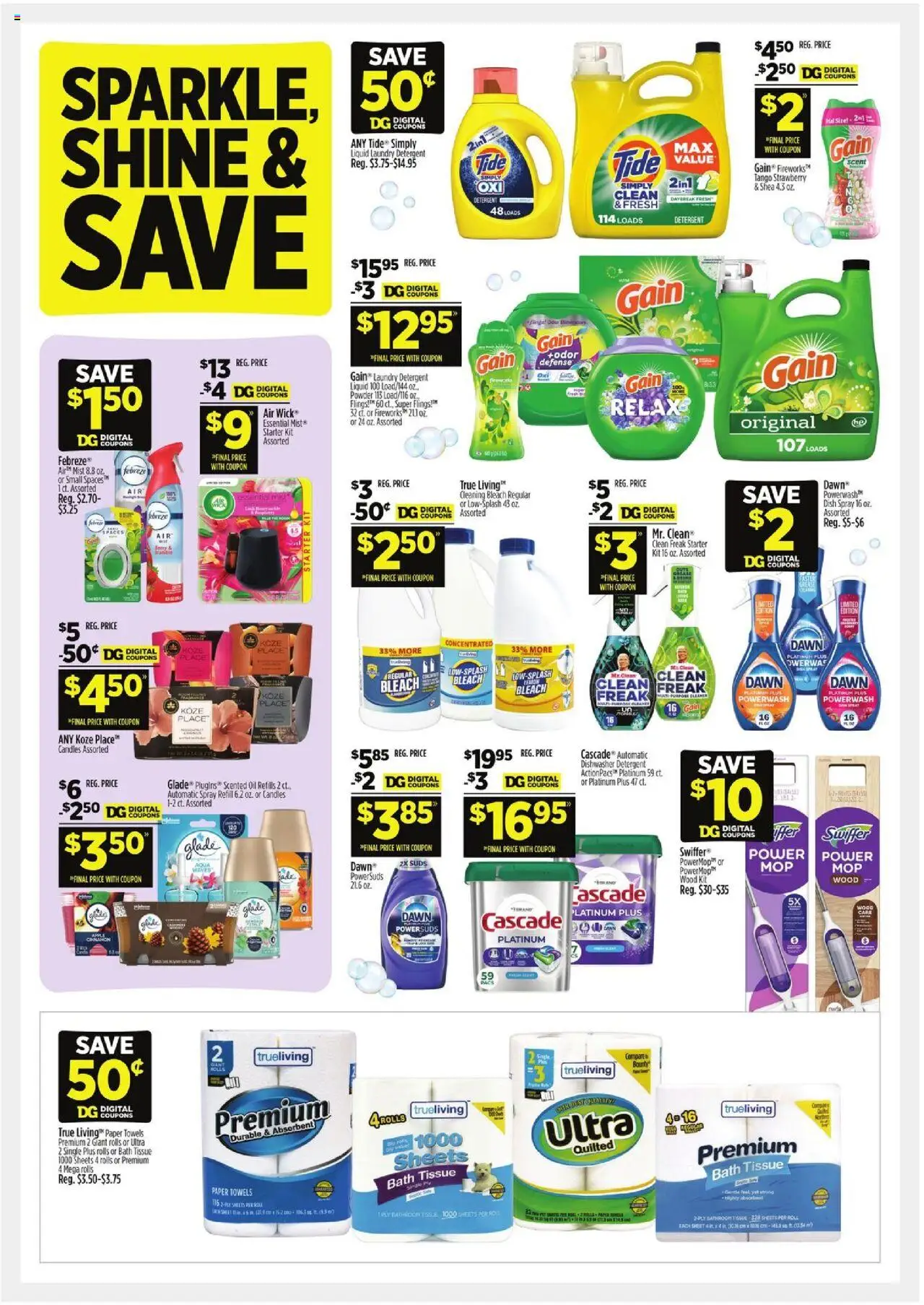 Dollar General Weekly Ad - valid from 17.08.2025 | Page: 11 | Products: Bath, Powder, Starter, Lemon