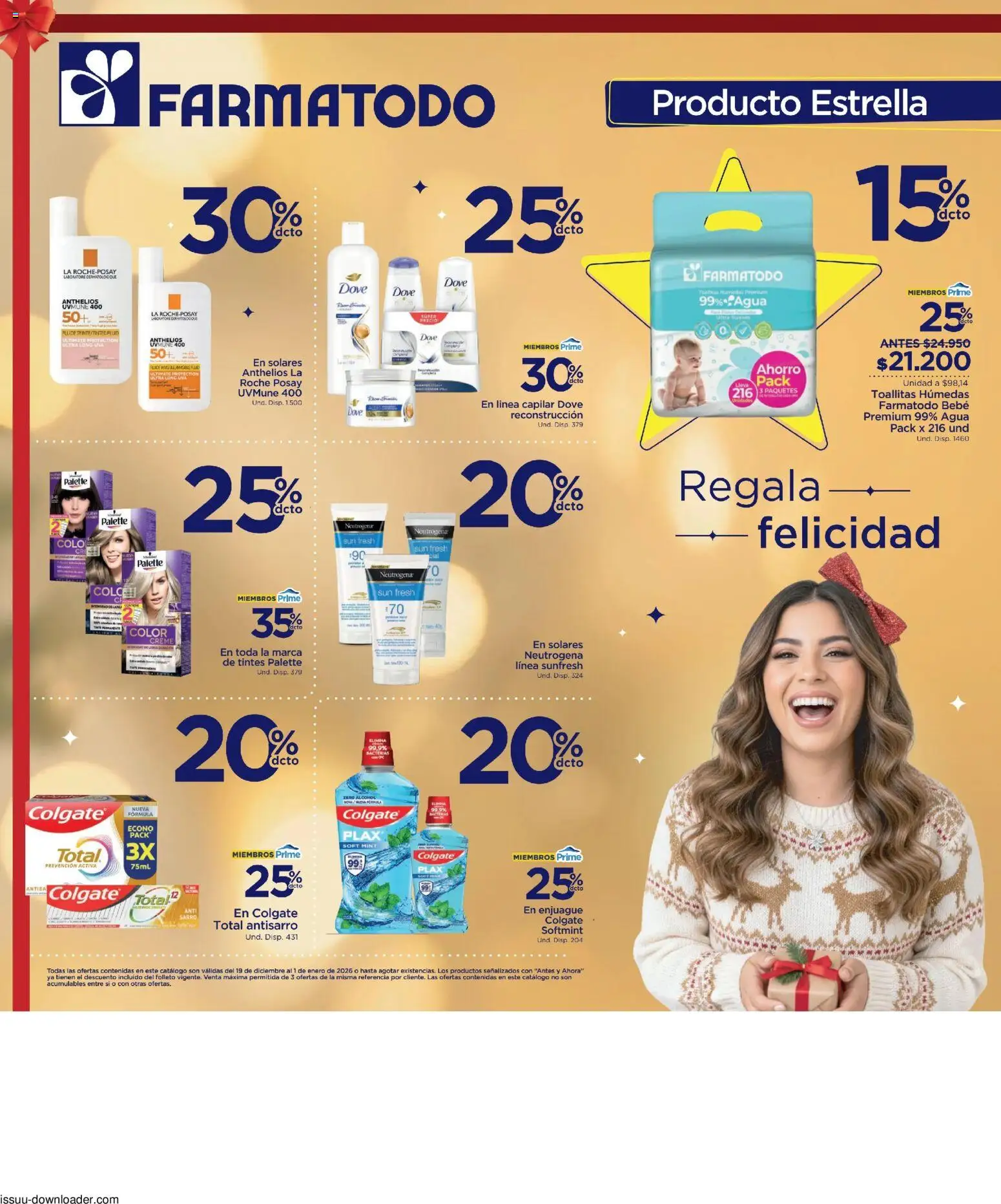 FarmaTodo revista - valida desde el 19.12.2025 | Página: 1 | Productos: Agua, Tintura