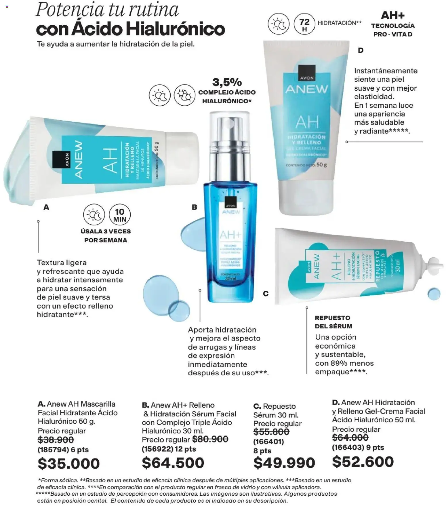 Avon revista - valida desde el 01.05.2026 | Página: 125 | Productos: Té, Frasco, Serum, Válvula