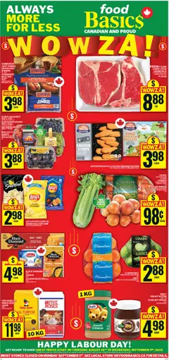 Preview of Food Basics weekly flyer / circulaire from shop Food Basics valid from 28.08.2025