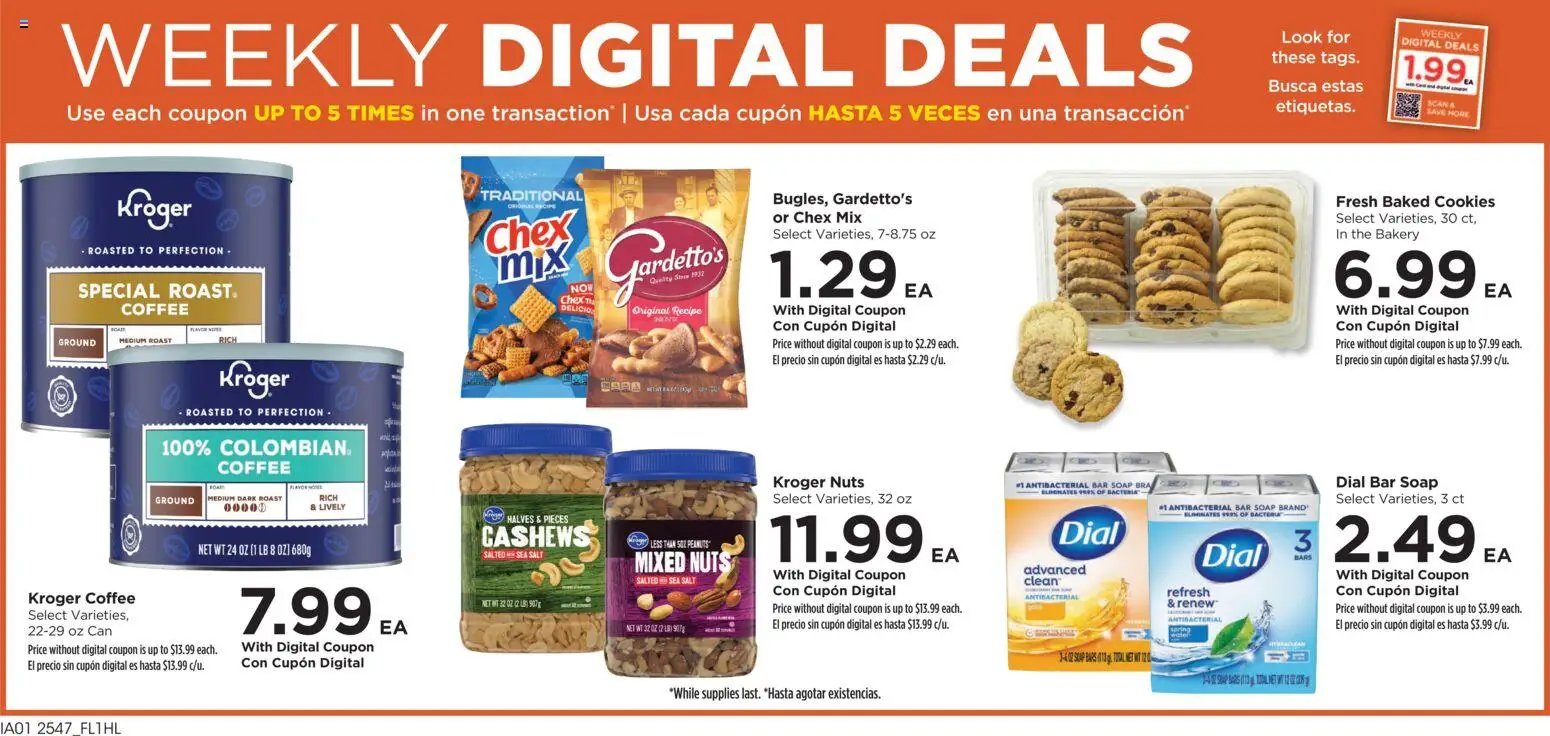 Food 4 Less Weekly Ad - valid from 26.12.2025 | Page: 2 | Products: Nuts, Cookies, Bar Soap, Salt