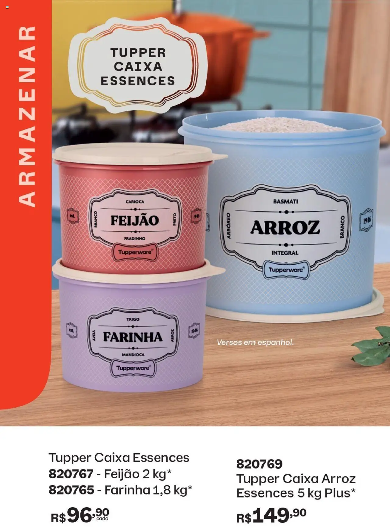 Tupperware Folheto - válido de 01.10.2025 | Página: 18 | Produtos: Mandioca, Caixa, Arroz, Aveia