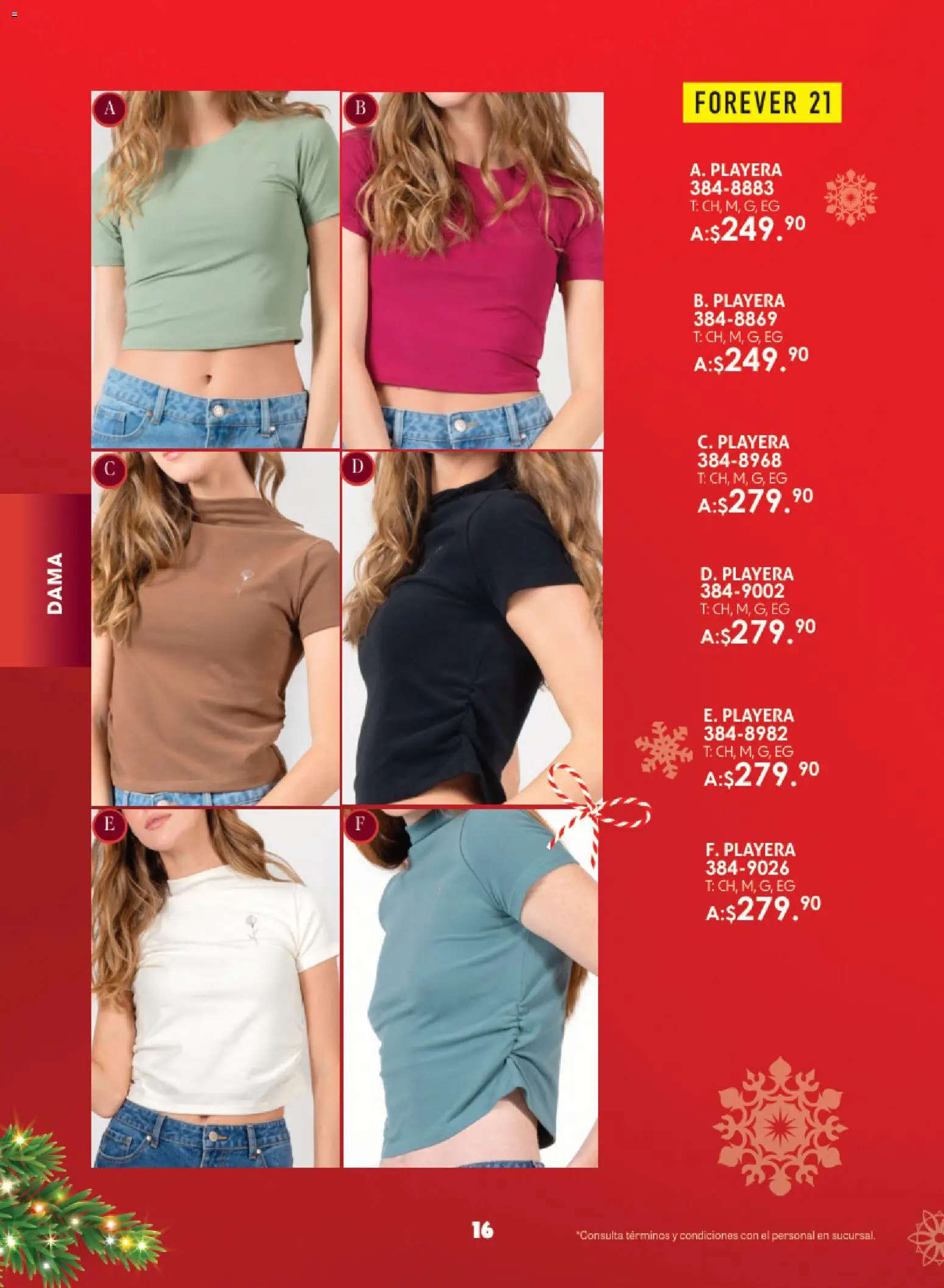 Nuevas ofertas de Andrea válidas en toda la República Mexicana desde el 23.11.2025. ¡Encuentra las mejores ofertas en Andrea catálogo Guía de regalos! | Página: 16 | Productos: Playera