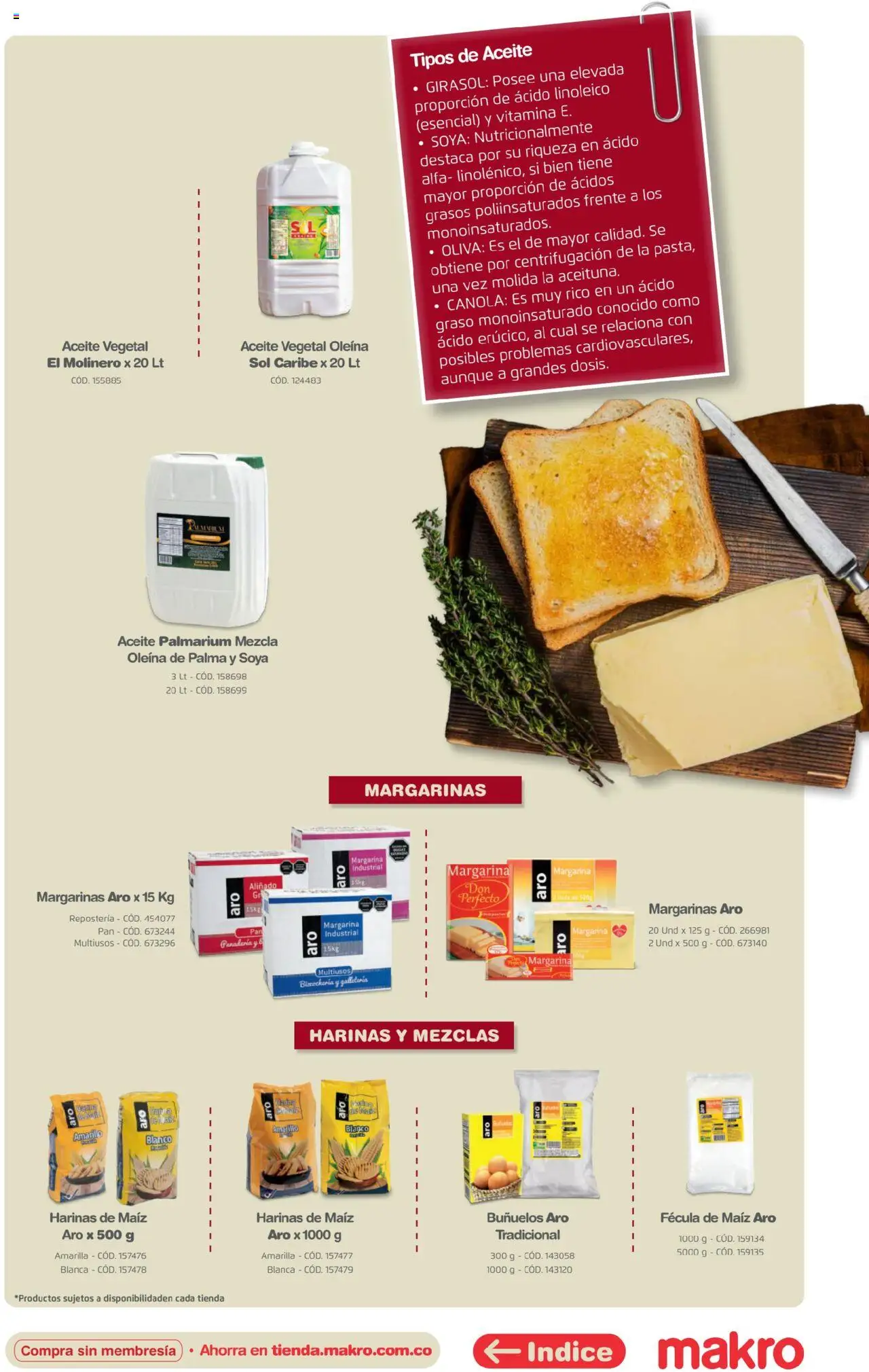 Makro revista - valida desde el 16.04.2025 | Página: 35 | Productos: Panadería, Maiz, Pan, Aceite