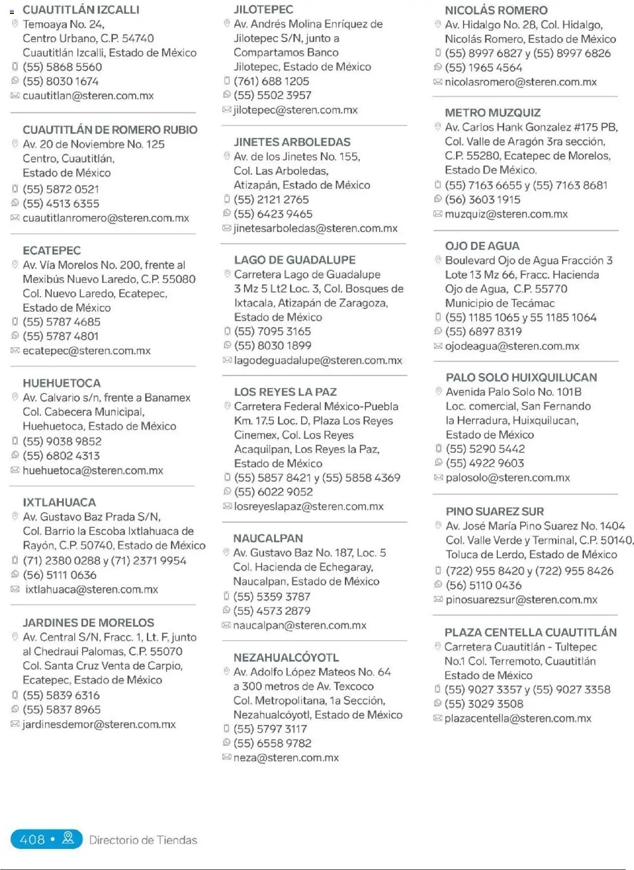 Nuevas ofertas de Steren válidas en toda la República Mexicana desde el 01.01.2025. ¡Encuentra las mejores ofertas en Steren catálogo! | Página: 426 | Productos: Agua, Escoba, Cabecera, Banco