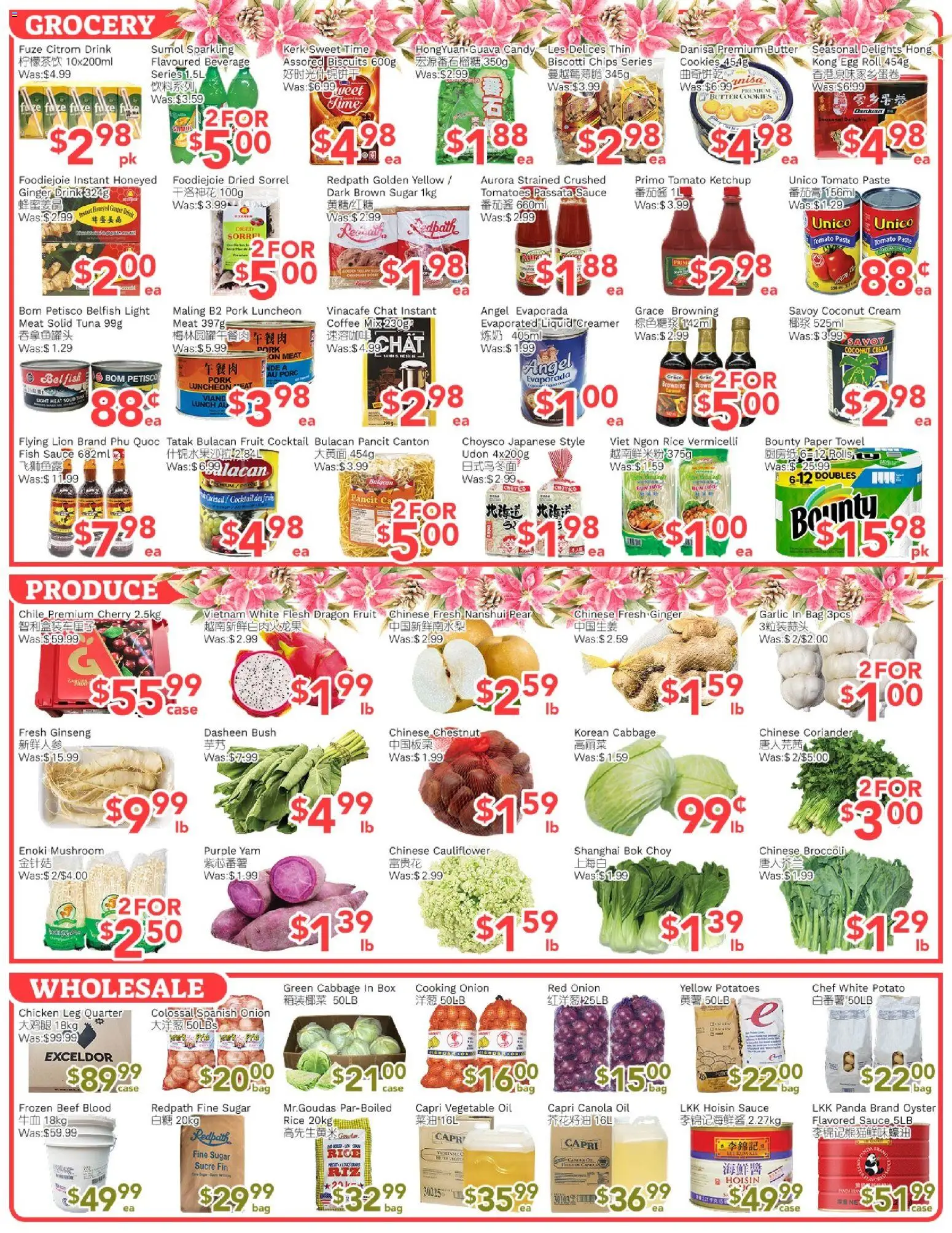 Ample Food Market flyer valid from 19.12.2025 | Page: 3 | Products: Cookies, Potatoes, Bag, Chicken