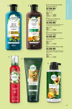 Vista previa de folleto Leonisa - Catálogo de la Leonisa válido desde 16.01.2026 | Página: 47 | Productos: Acondicionador, Té, Crema