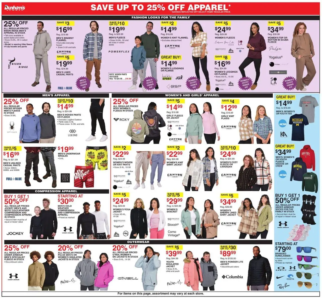 Dunham's Sports Weekly Ad - valid from 27.09.2025 | Page: 11 | Products: Ridge, Shirt, Underwear, Leggings